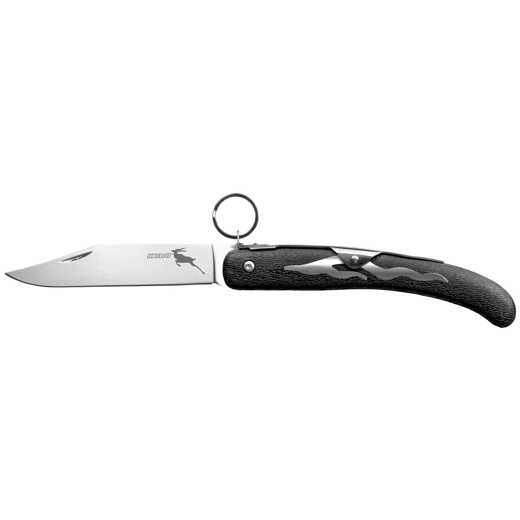 Cold Steel Kudu 4.25" Clip Point Folding Knife, Silver - CS20KK - Cold Steel