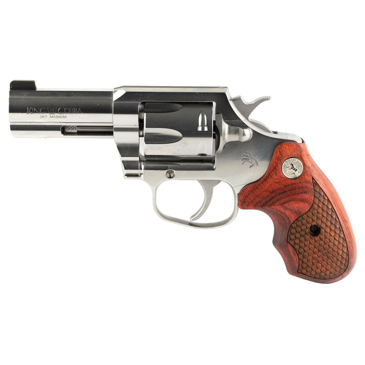 Colt King Cobra .357 Magnum Revolver 3" 6rds, Stainless - Colt