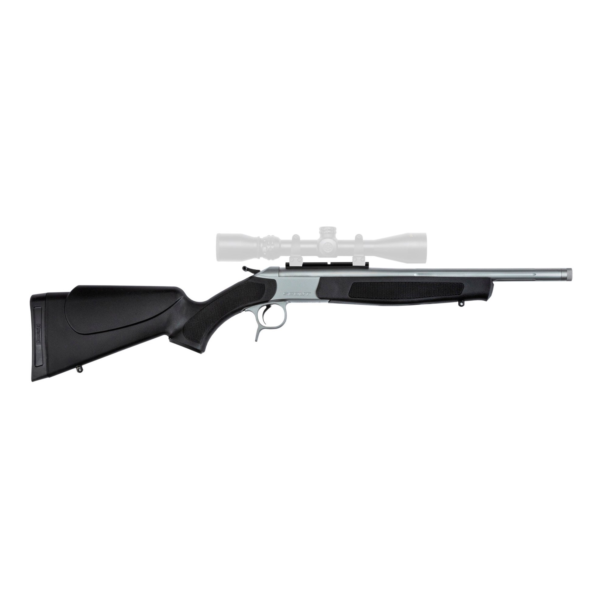CVA Scout .300 AAC Blackout Single Shot Rifle, 16.5" Barrel, Silver - CR4818S - Cva