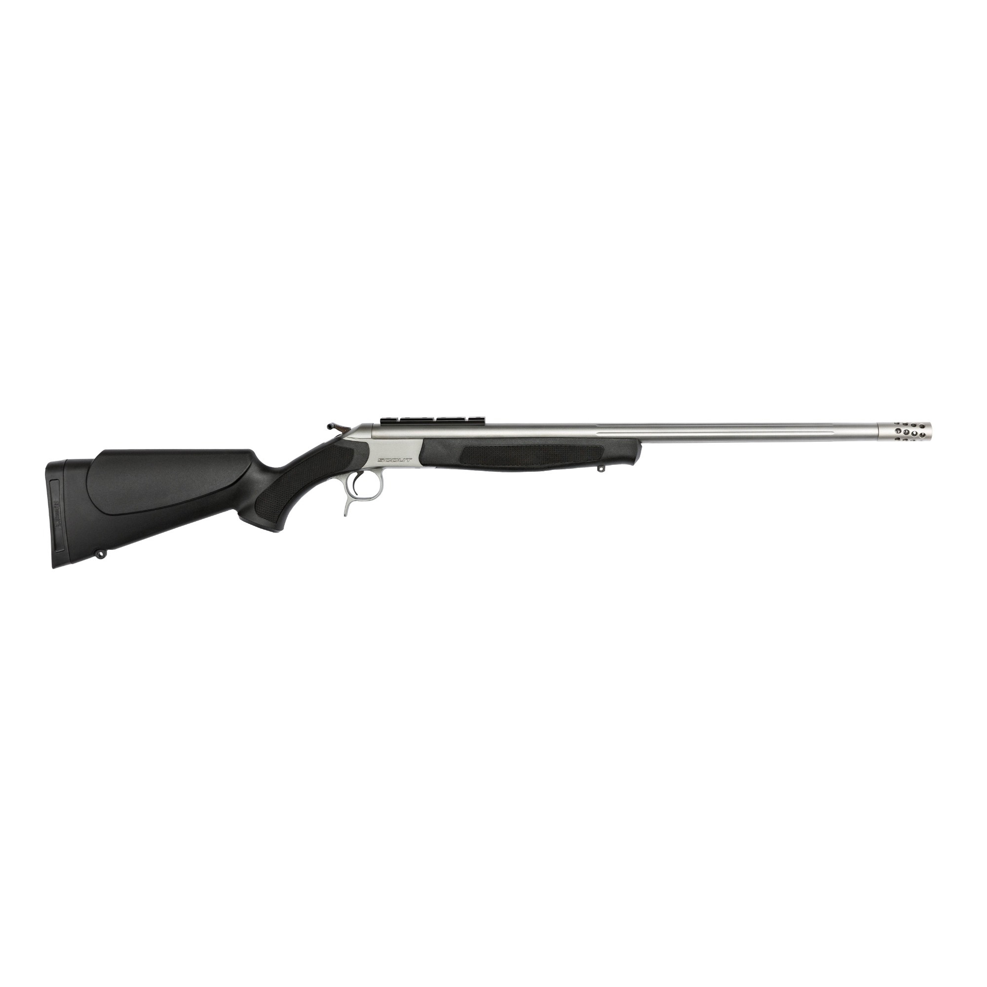 CVA Scout .444 Marlin Single Shot Rifle, 25" Barrel, Silver - CR4913S - Cva