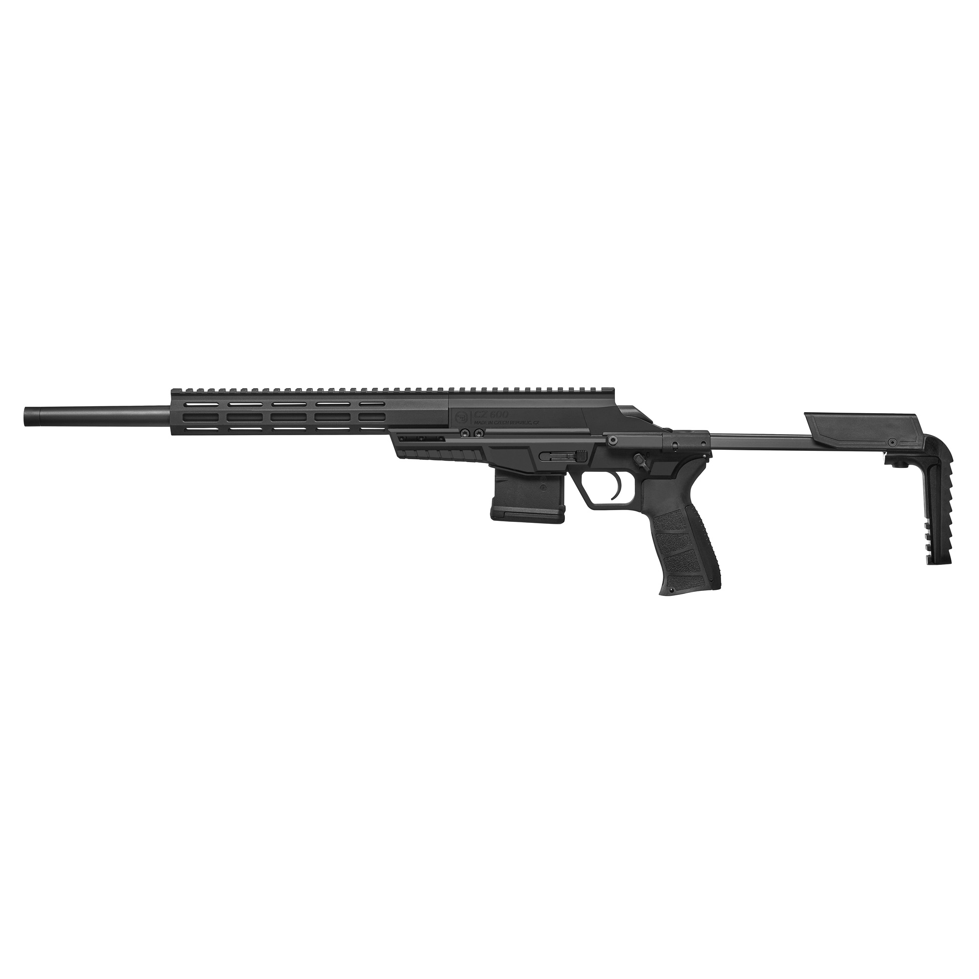 CZ 600 Trail 7.62x39mm Bolt Action Rifle, 16.2" Barrel, Black - 7602 - Cz