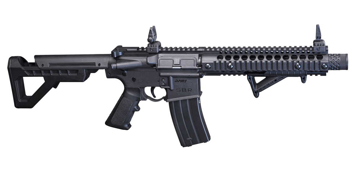 Crosman DPMS SBR Full Auto BB Gun, Black - DSBR - Crosman