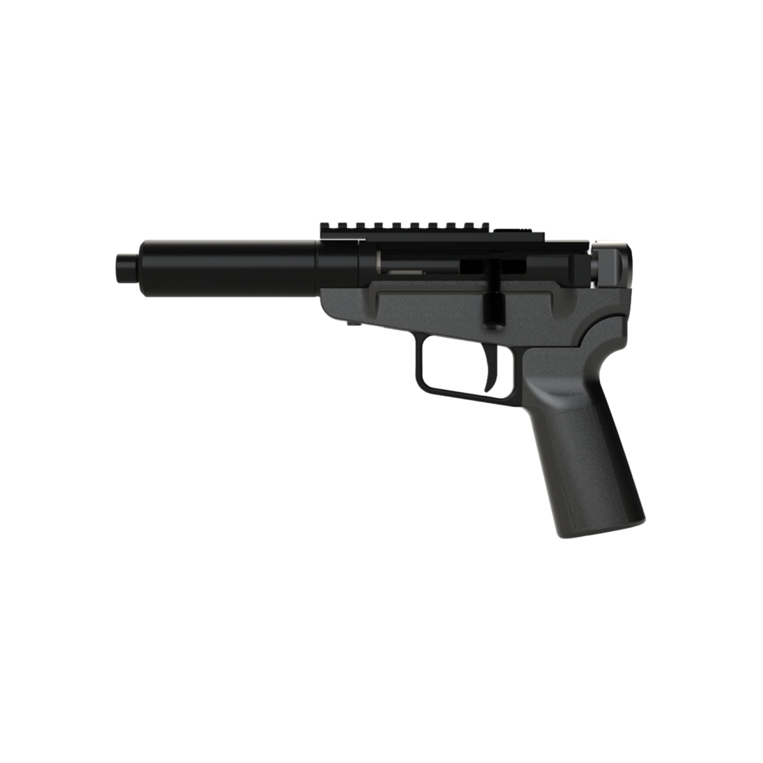 Dark Mountain Arms Stowaway 5.7x28mm Threaded Barrel w/Brace Adapter, Black - Dark Mountain Arms