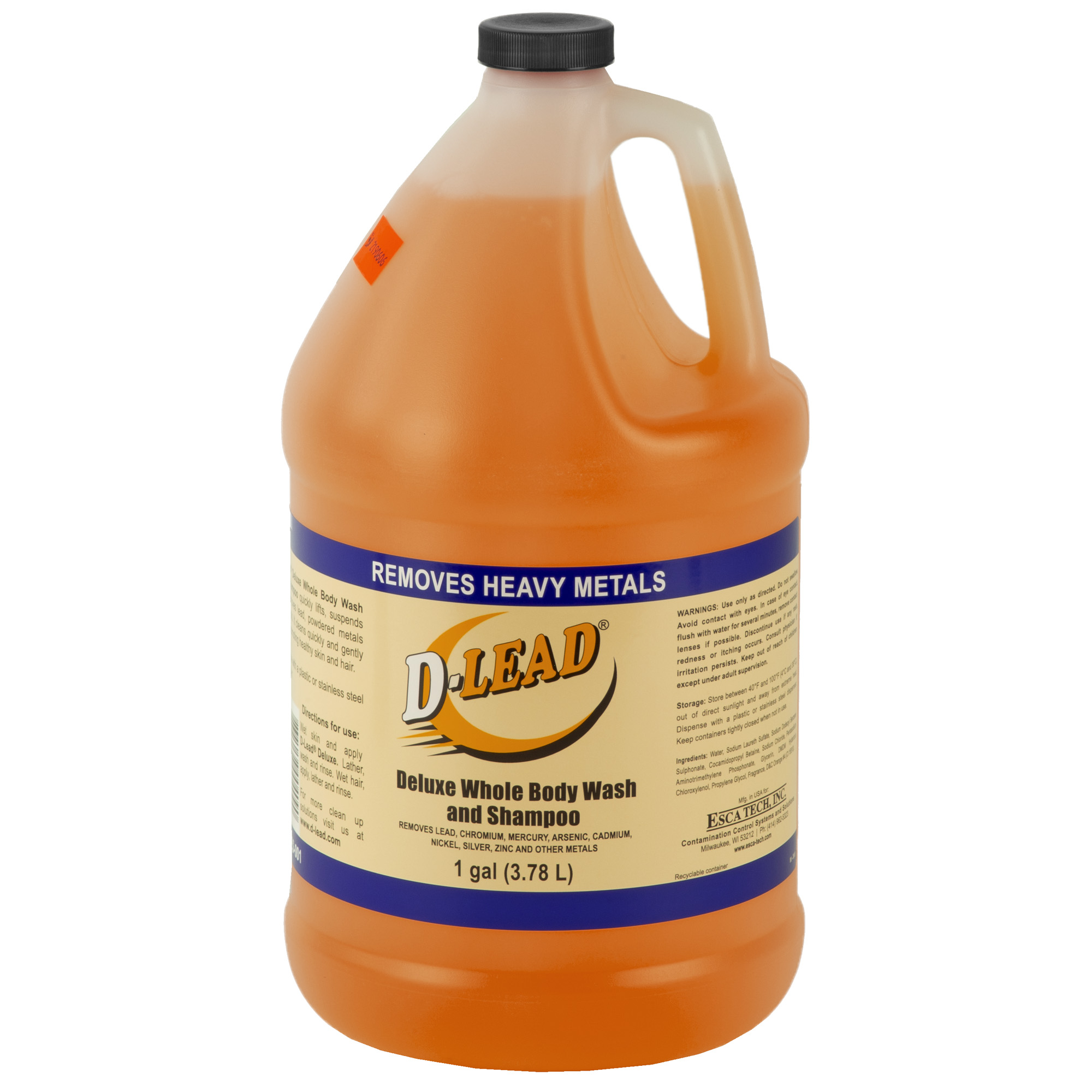 D-Lead Liquid, 1 Gallon, Deluxe Whole Body Wash and Shampoo, 4 - D-Lead