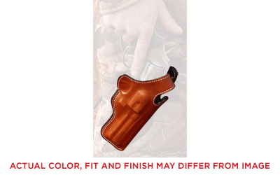 DeSantis Gunhide Dual Angle Hunter Right Hand Leather Belt Holster for 4" S&W L Frame - 016TC34Z0 - Desantis Gunhide