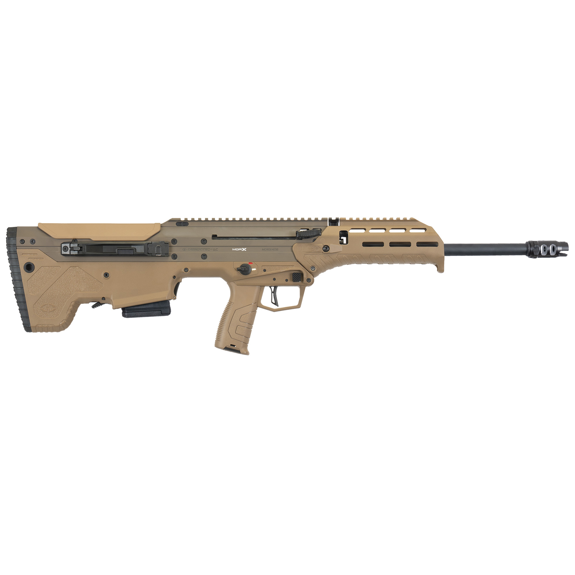 Desert Tech MDRX .223 Wylde AR Rifle with 20" Barrel, Flat Dark Earth - MDRRFB2010FEF