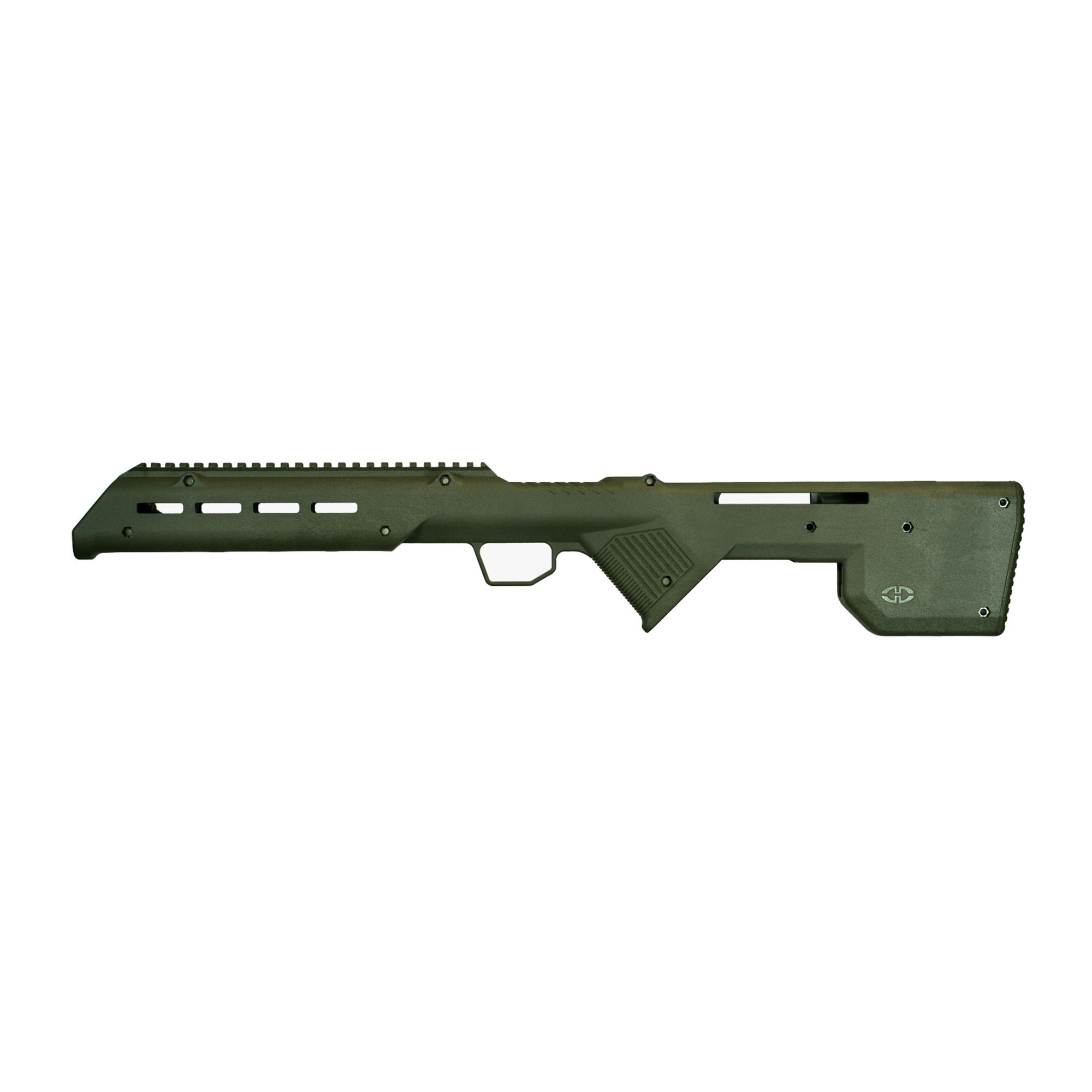Desert Tech Trek-22, Chassis Stock, Fits Ruger 10/22, Matte Finish, Olive Drab Green - Desert Tech