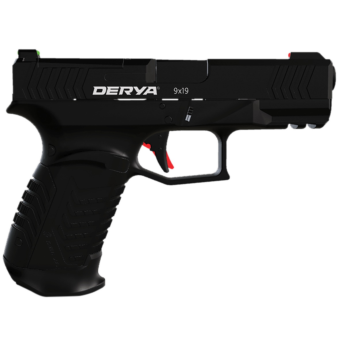 Derya DY9 9mm 4.02" 10rds, Black - Derya