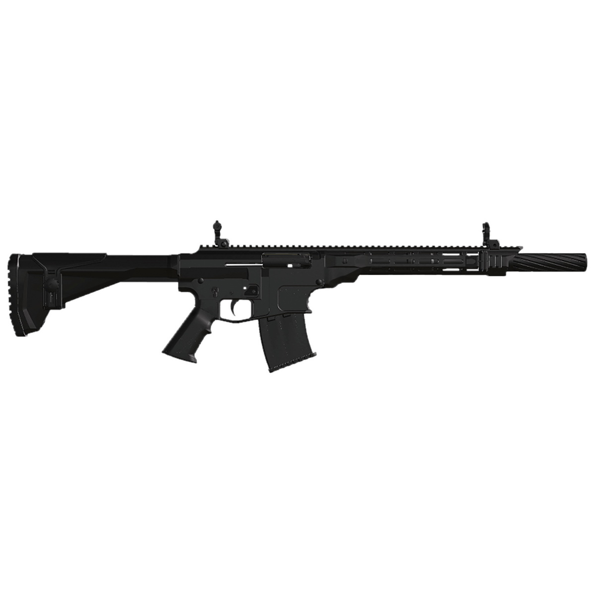 Derya Namlu DY12 12 Gauge 18" Semi-Auto, Black - Derya
