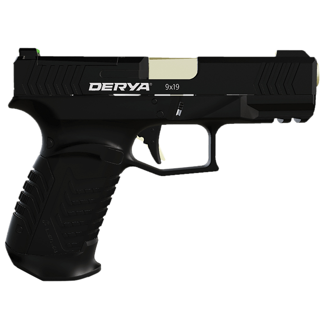 Derya DY9 9mm 4.02" 15rds, Black - Derya