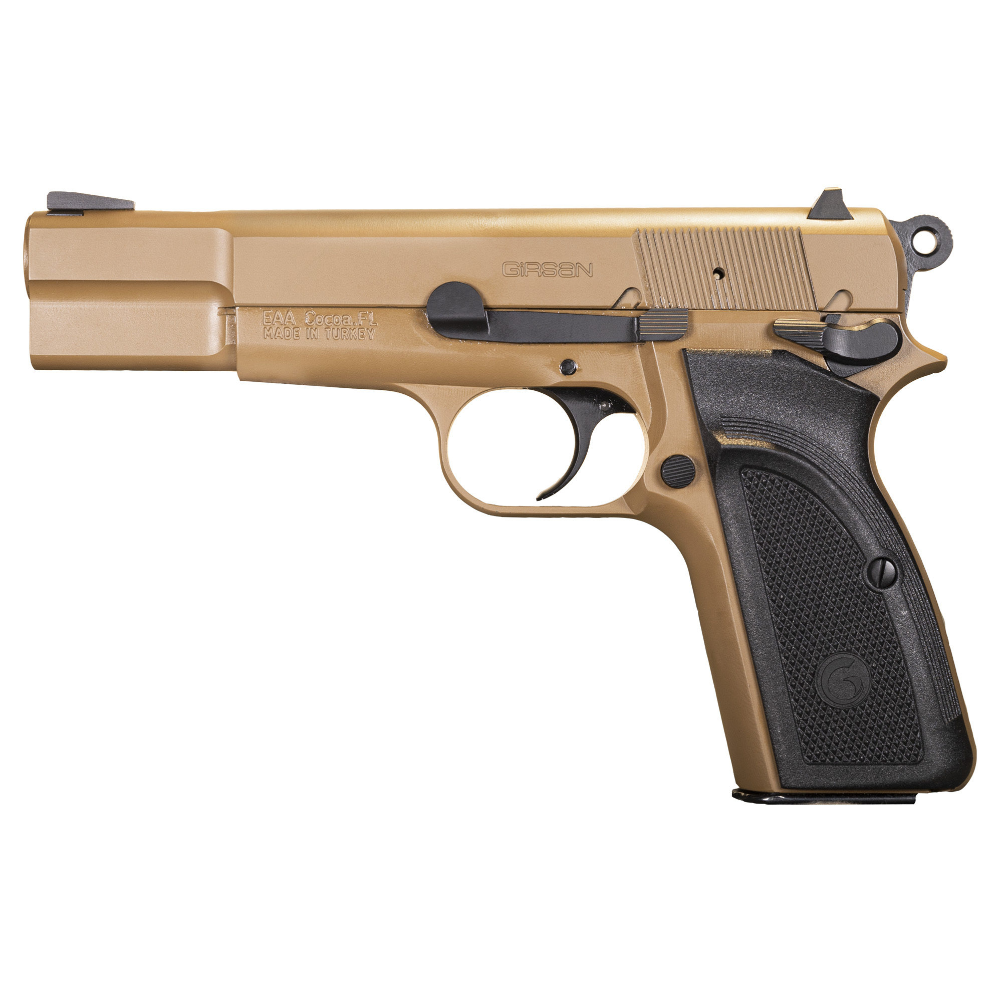 Girsan MCP35 9mm Pistol, 4.87" Barrel, Dovetail Sights, Desert Earth - 390460 - Girsan