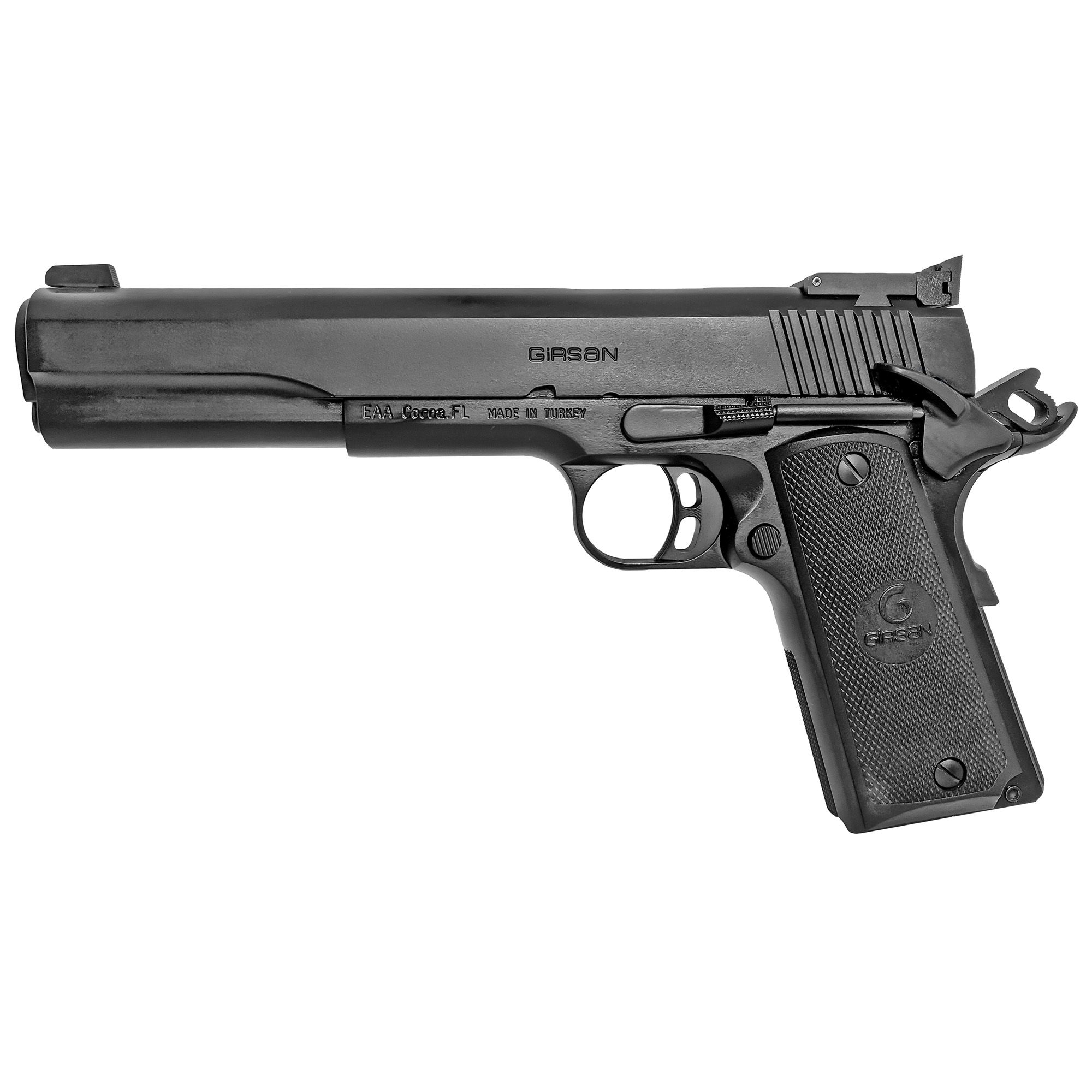 Girsan 10mm 1911 Pistol, 6" Barrel, Black - 390600 - Girsan