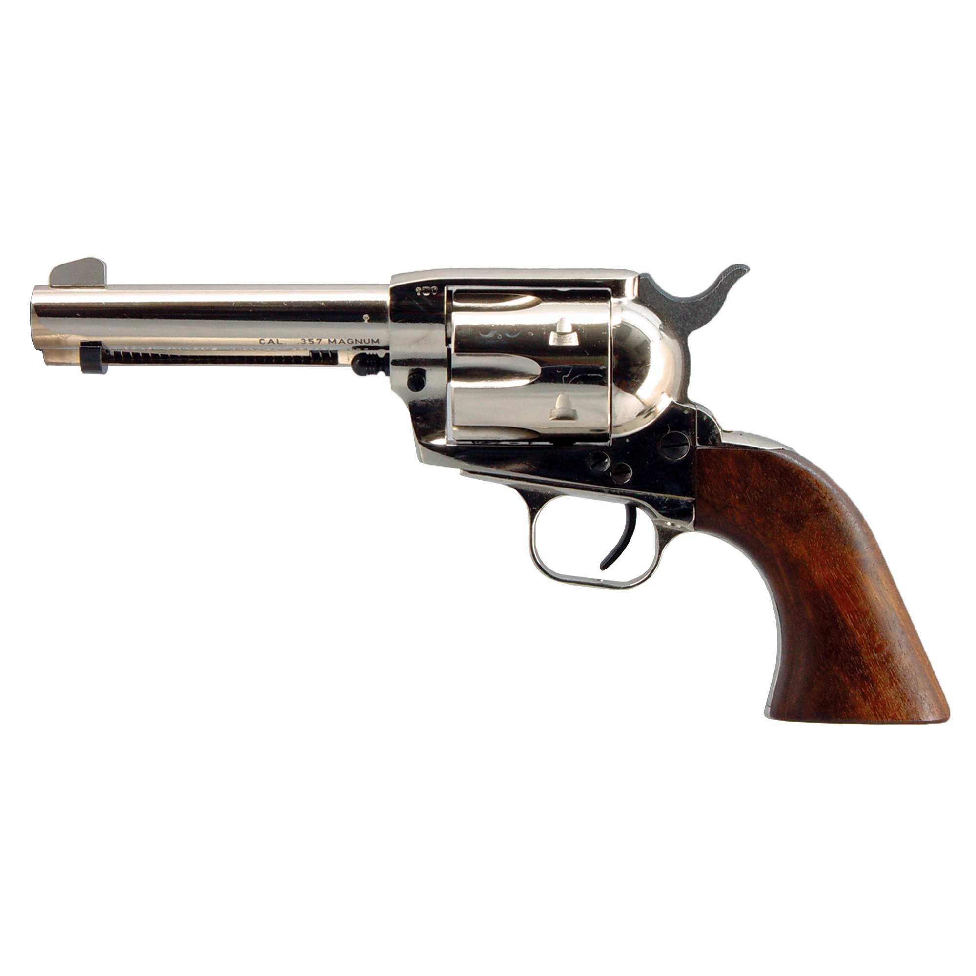 EAA Bounty Hunter .357 Mag Revolver, 4.5" Barrel, Fixed Sights, Silver - 770070 - Eaa