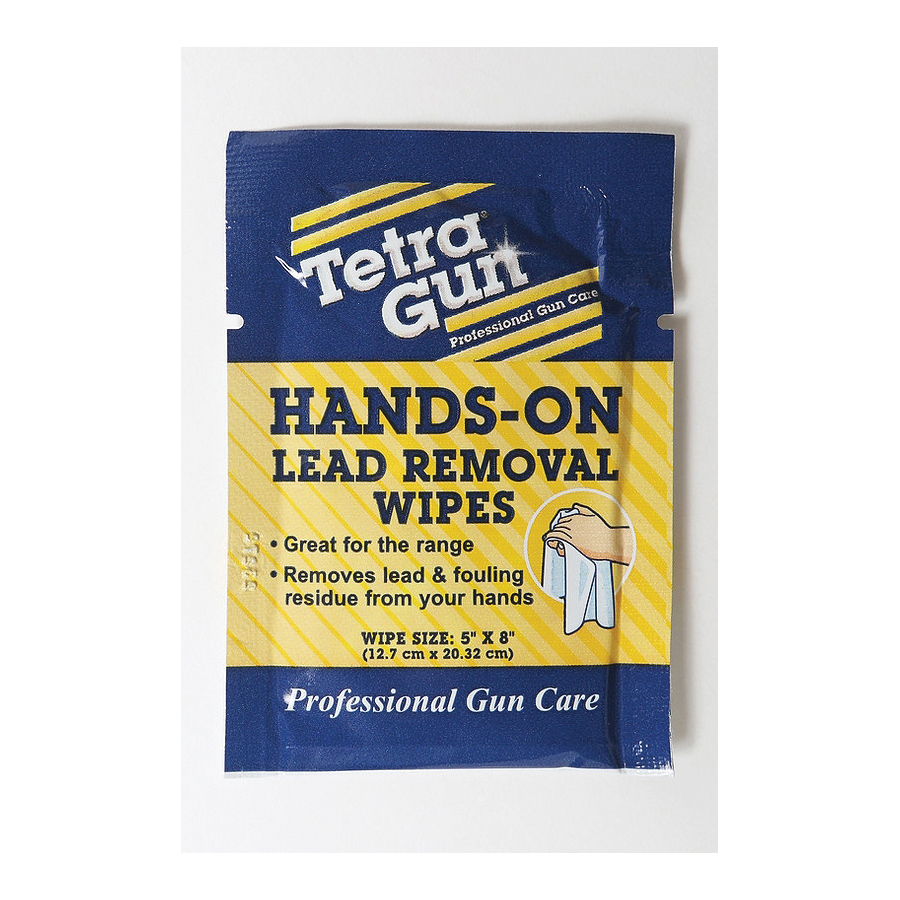 Tetra 5" x 7" Hands-On Lead Removal Wipes, Bowl of 100 - Tetra
