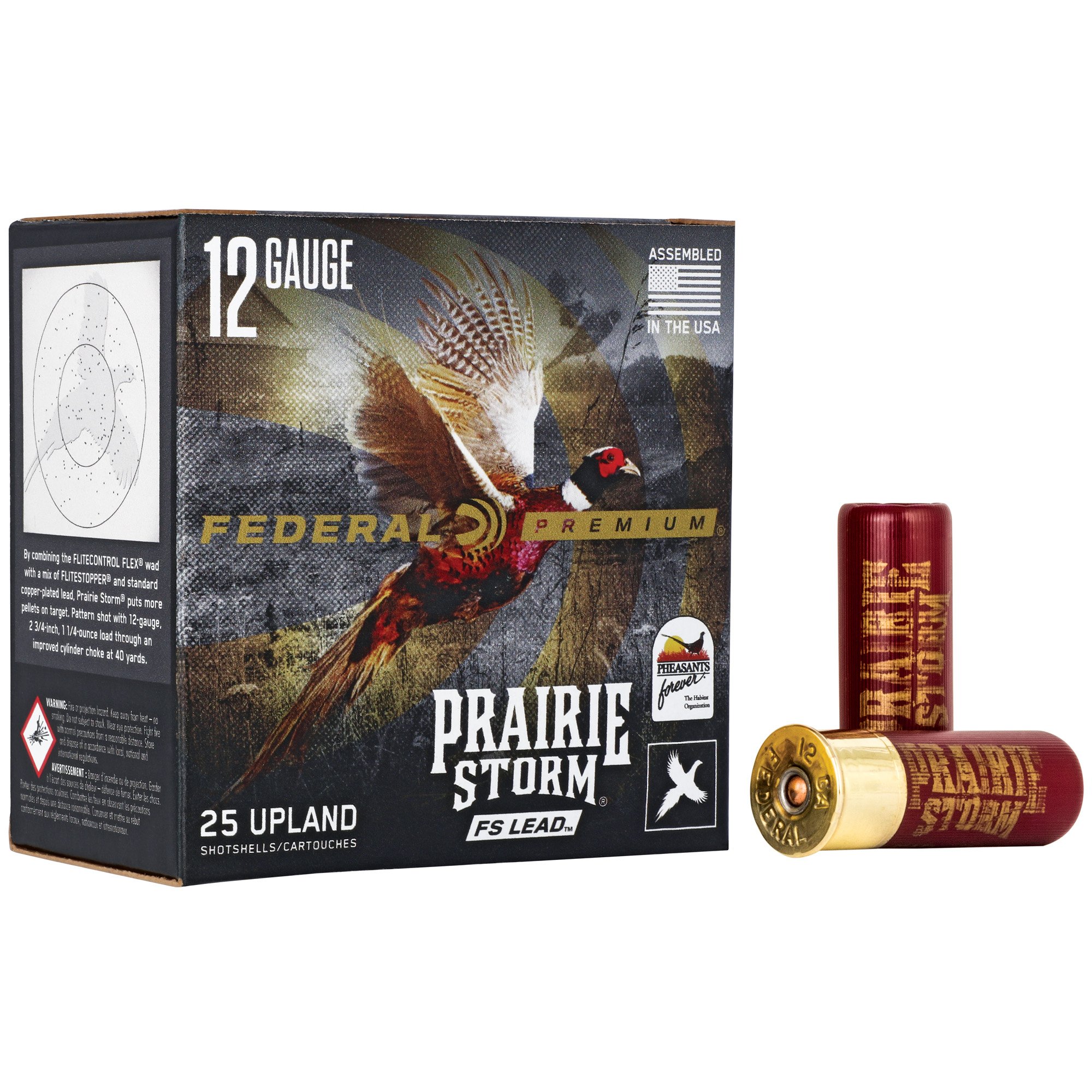 Federal Premium 12 Gauge Ammunition, 25 Rounds Lead #6 - PFX154FS6 - Federal