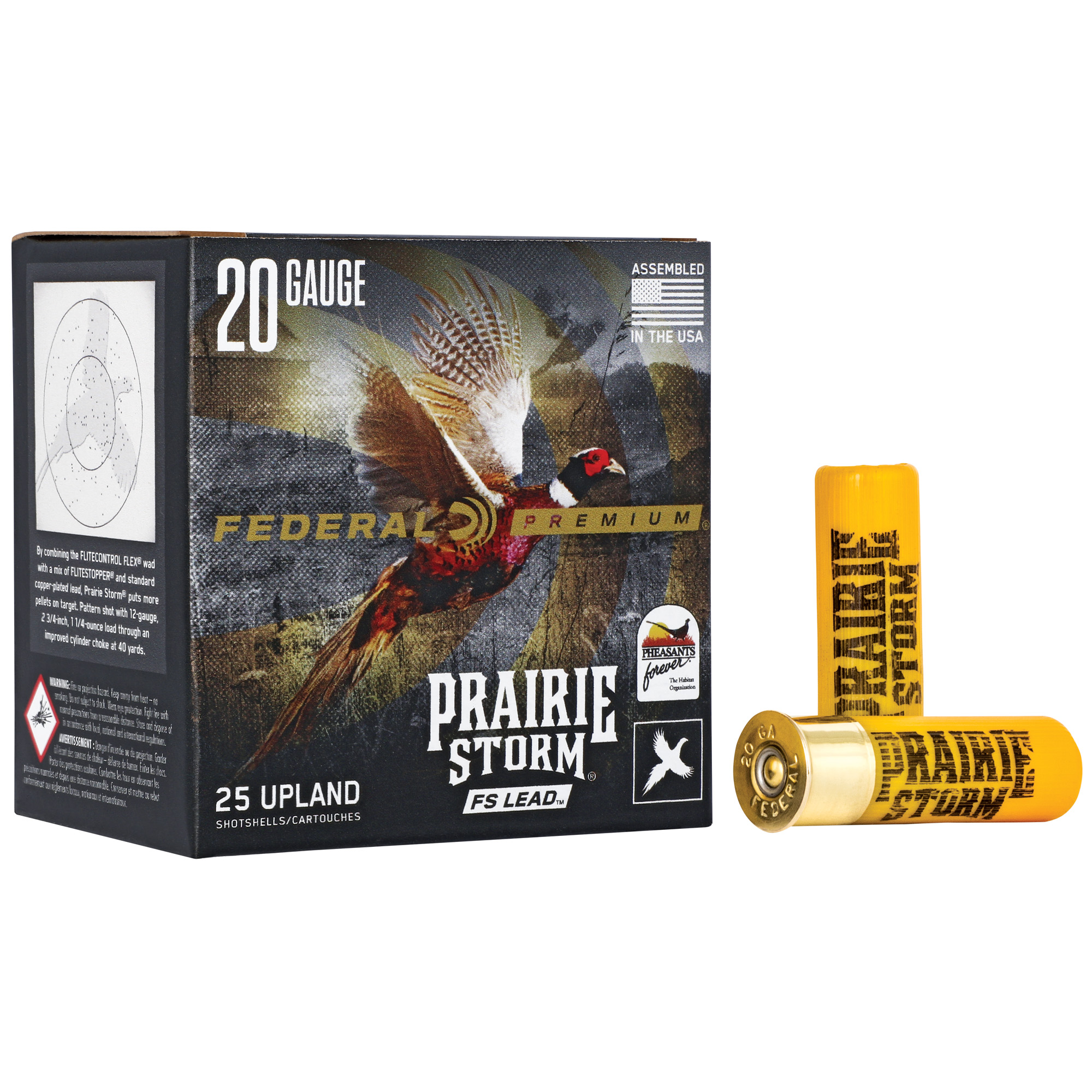 Federal Premium 20 Gauge Ammunition, 25 Rounds Lead #5 - PFX204FS5 - Federal