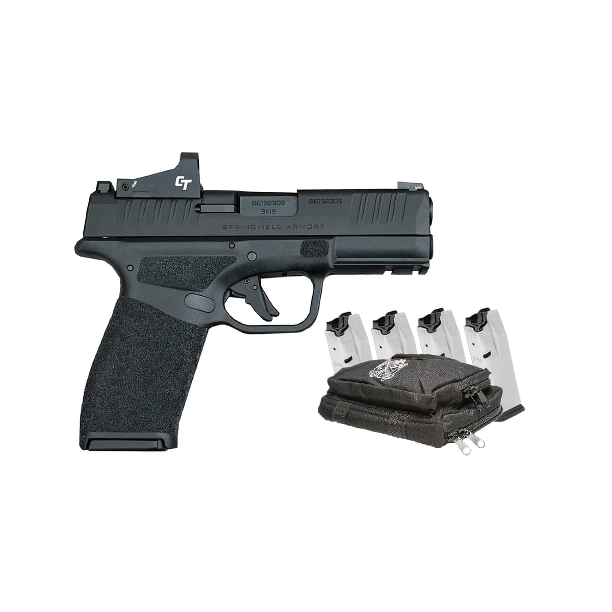 Springfield Armory Hellcat Pro OSP 9mm 3.70" 15rds, Black - Springfield Armory