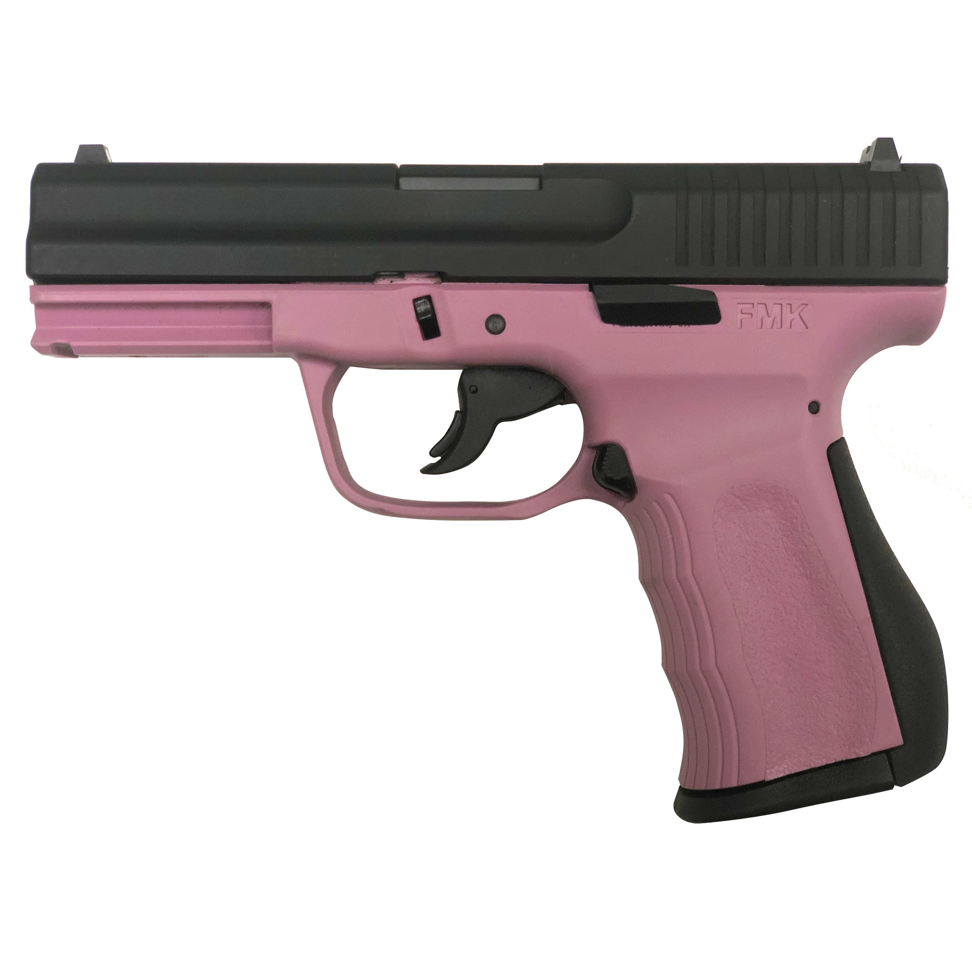 FMK 9C1G2 9mm Pistol, 4" Barrel, Pink, Black - FMKG9C1G2PKSSCM - Fmk Firearms