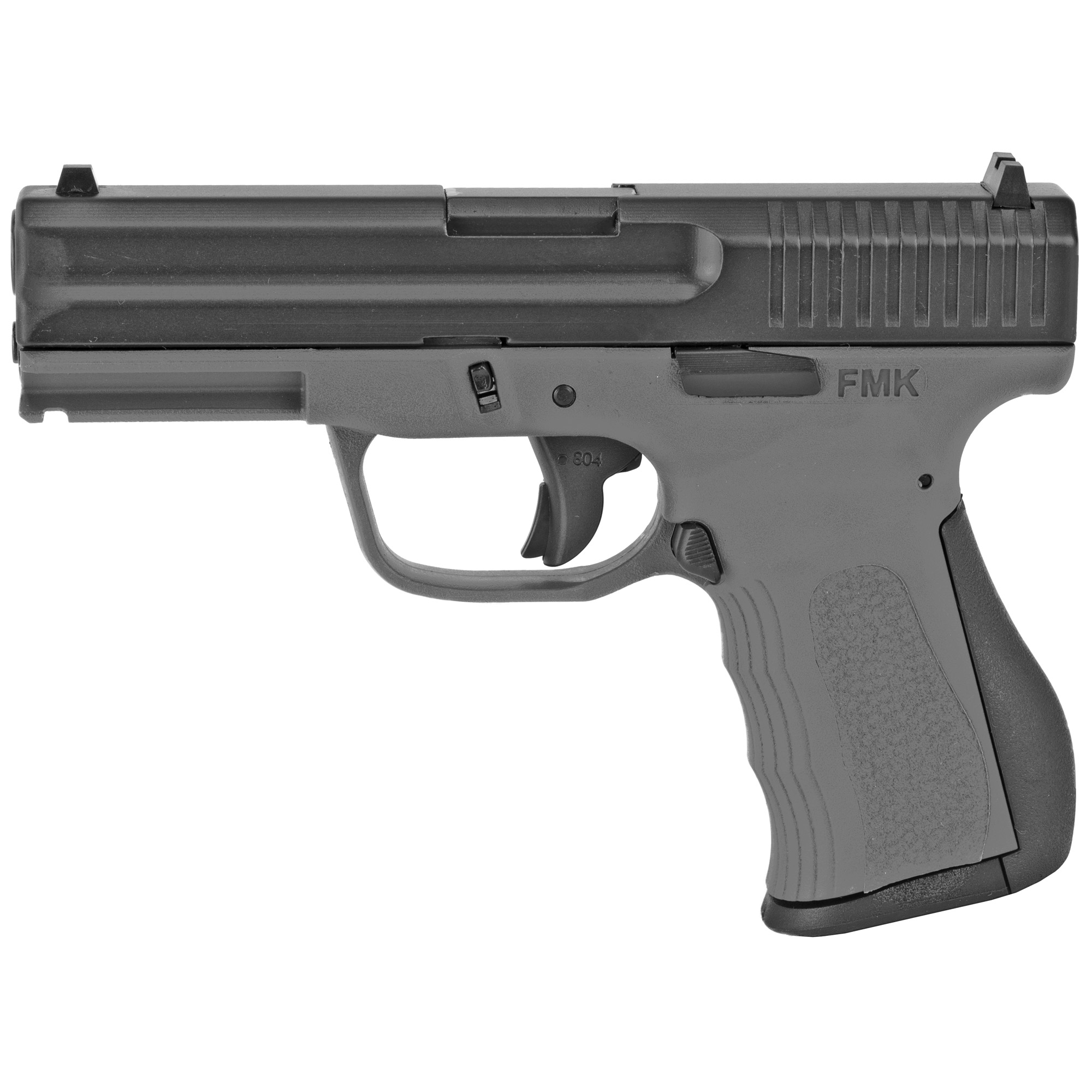 FMK 9C1 9mm Pistol, 4" Barrel, Fixed Sights, Urban Gray, Black - FMKG9C1G2P - Fmk Firearms