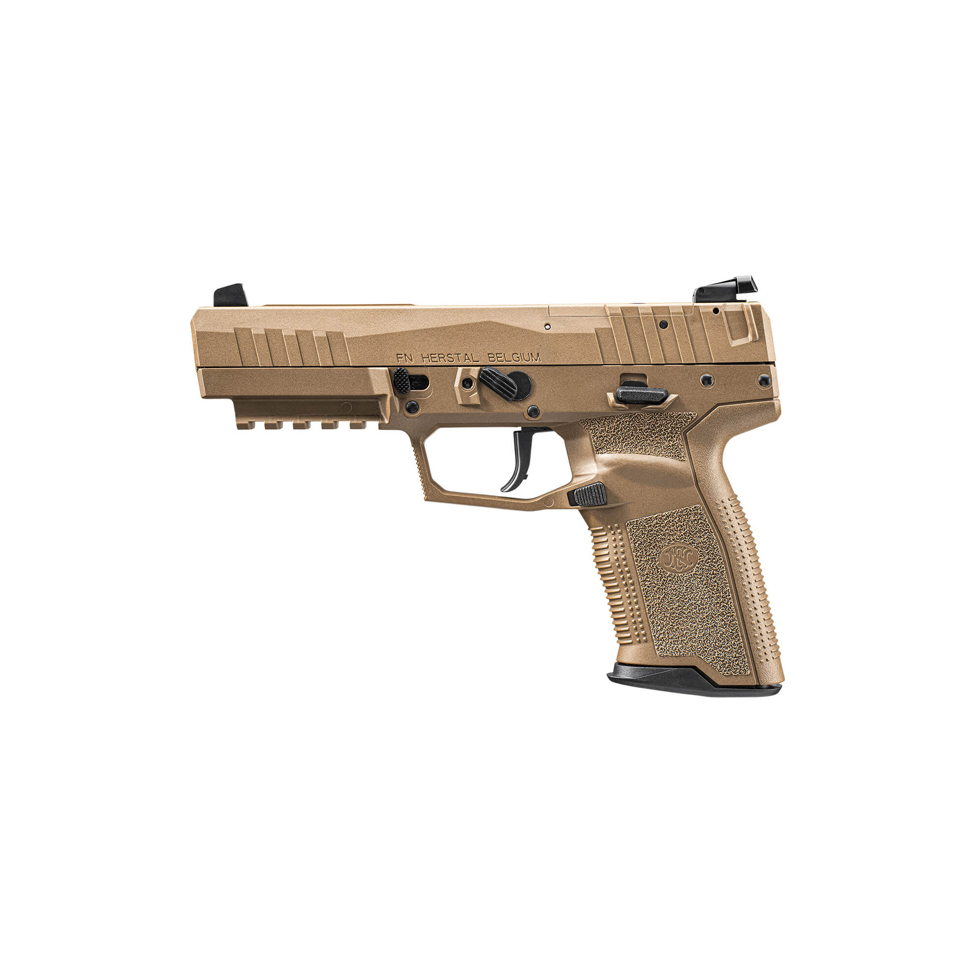 FN Five seveN 5.7x28mm Pistol, 4.8" Barrel, Adjustable Sights, Flat Dark Earth - 66101277 - Fnh