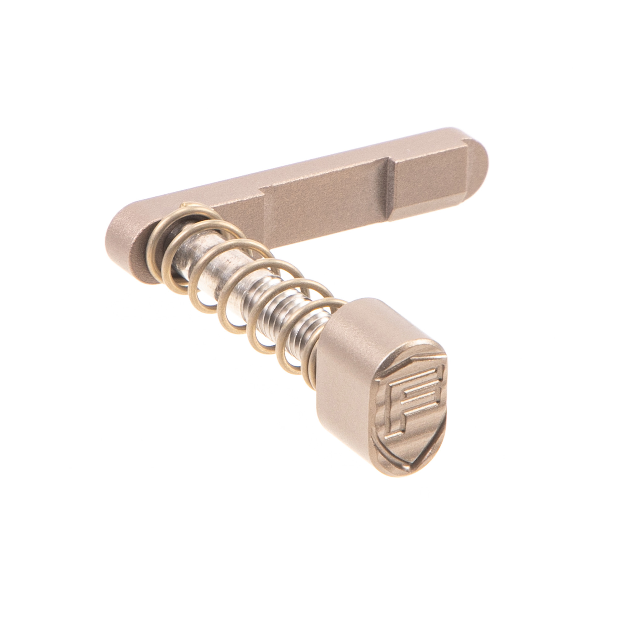 Fortis Billet AR-15 Magazine Catch and Release Nitride Finish FDE - AR15BMCRFDE - Fortis Manufacturing