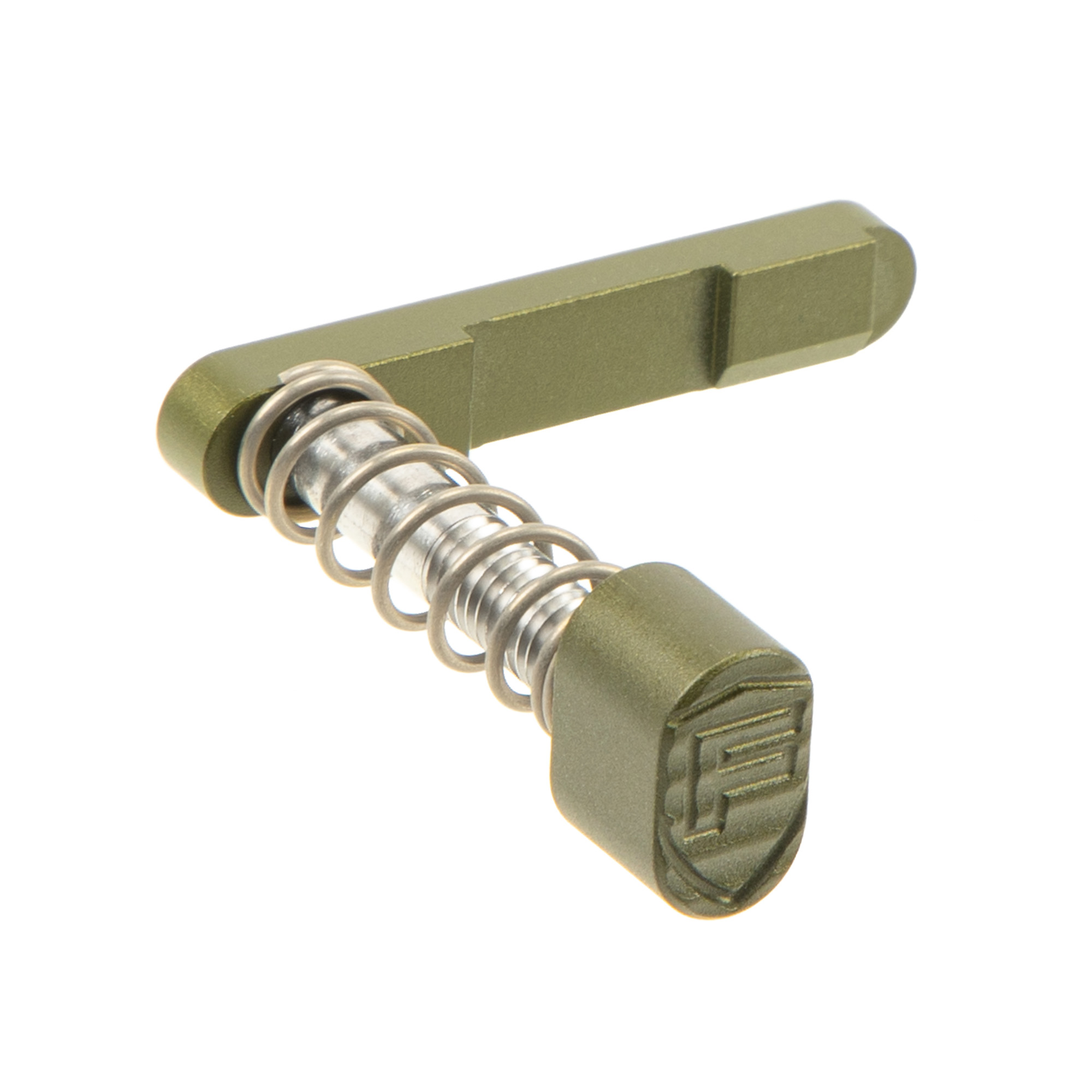 Fortis Billet AR-15 Magazine Catch and Release Nitride Finish OD Green - AR15BMCRODG - Fortis Manufacturing