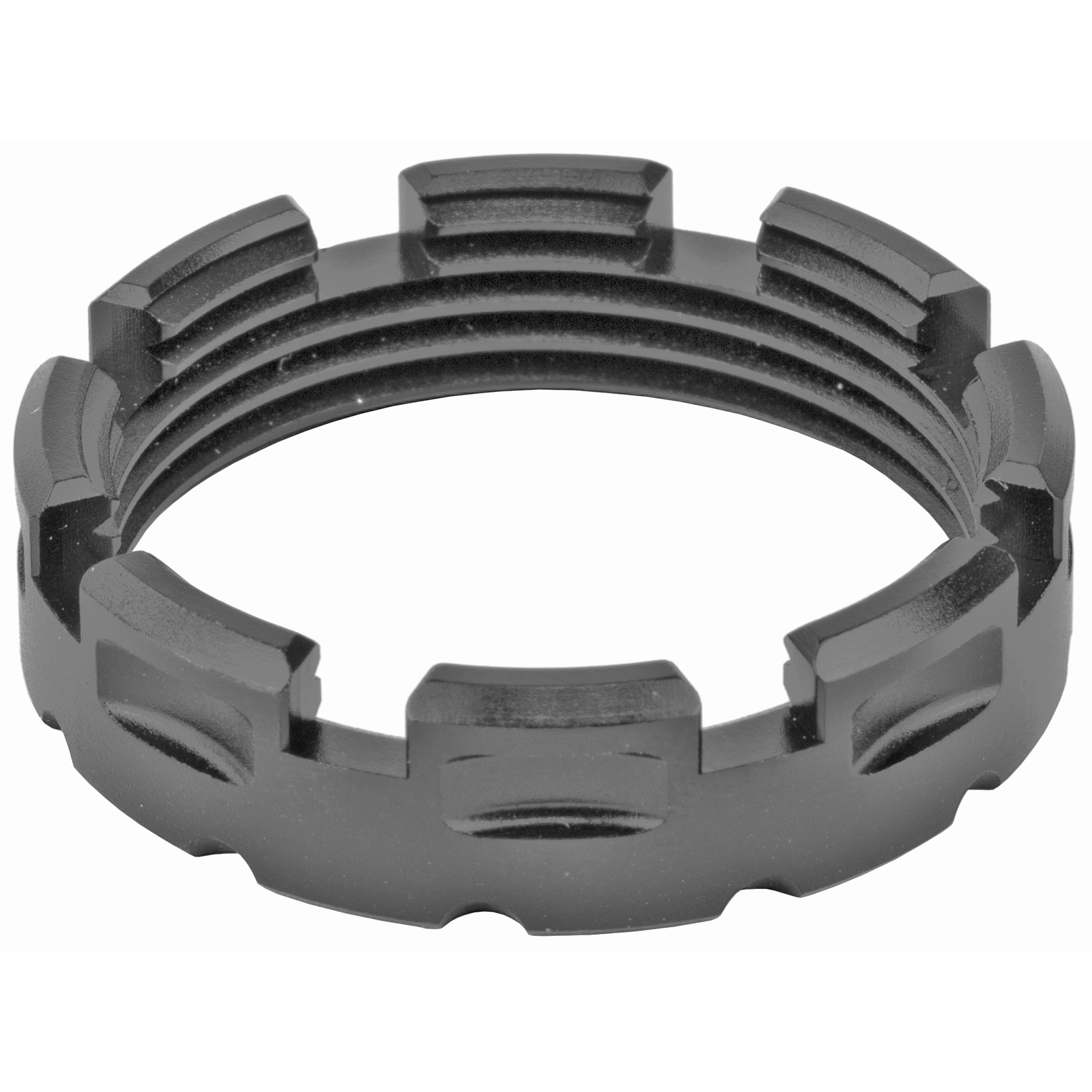 Fortis Castle Nut, Black, Anodized Finish, Mil Spec - Fortis Manufacturing