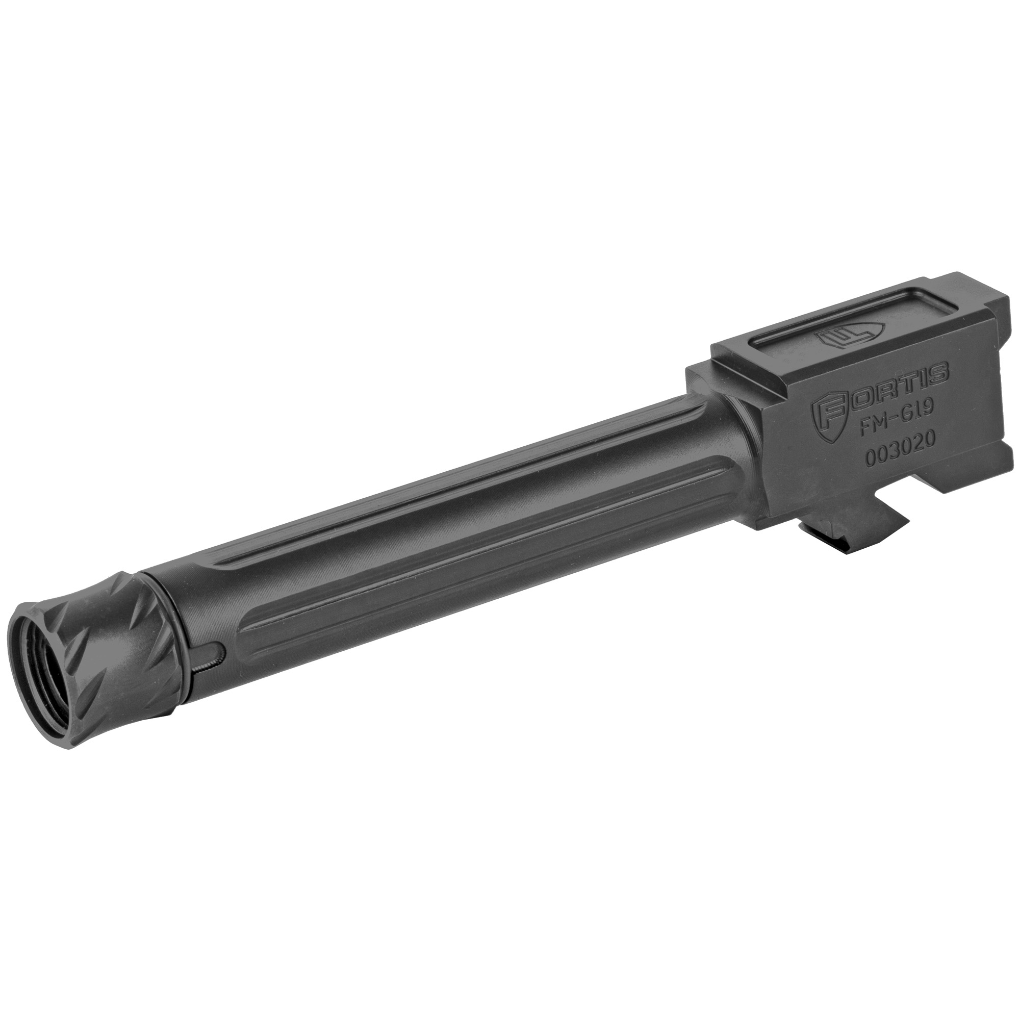 Fortis Match Grade Barrel for Glock 9mm 4.5" Threaded for Glock 19/x - FMG19TBBLK - Fortis Manufacturing