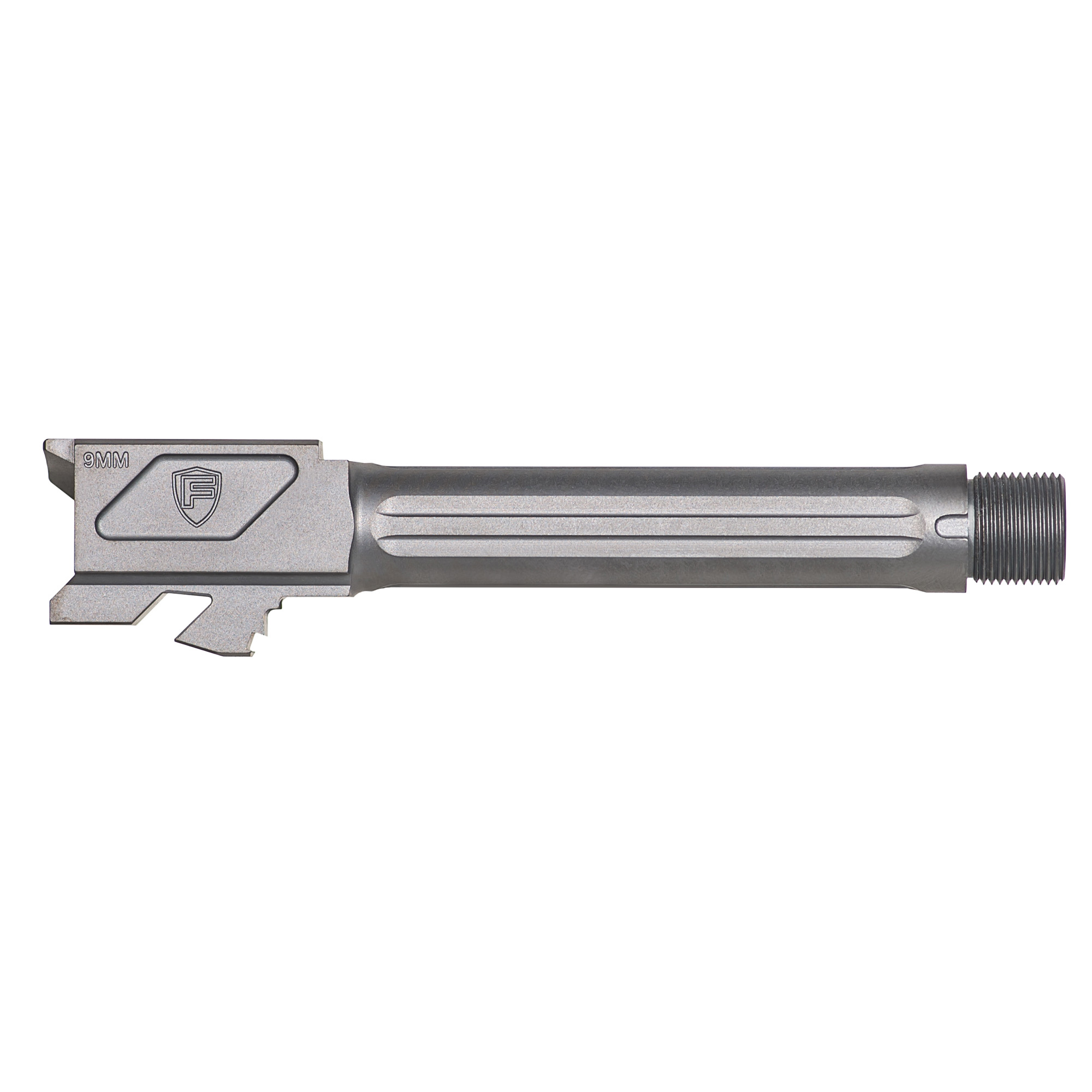 Fortis Match Grade Barrel for Glock 9mm 4.5" Threaded for Glock 19/x - FMG19TBGREY - Fortis Manufacturing