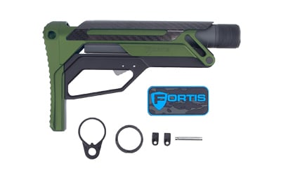 Fortis LA AR-15 Stock & Buffer Tube, OD Green - LASBNDL15ODG - Fortis Manufacturing