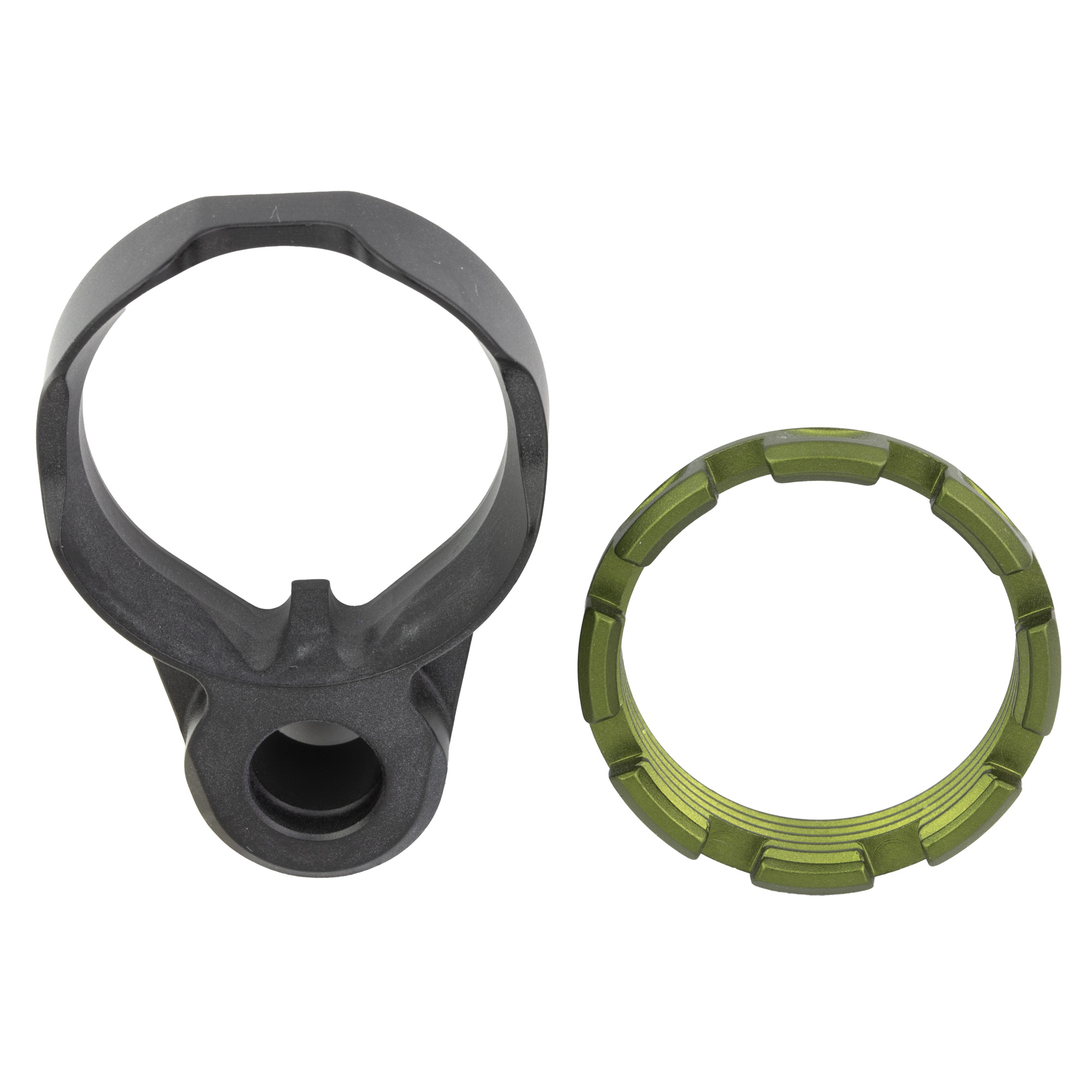 Fortis K1 AR-15 Enhanced End Plate Castle Nut Combo, OD Green - LEBLKK1ODG - Fortis Manufacturing