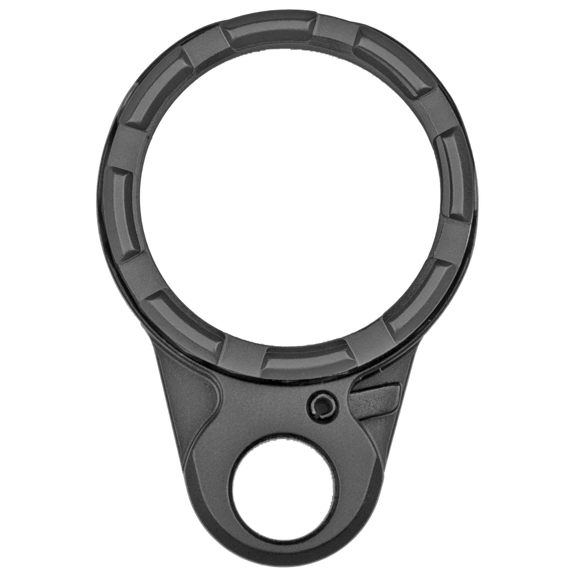 Fortis Light Weight K2, Castle Nut and End Plate, Black, Anodized Finish - Fortis Manufacturing