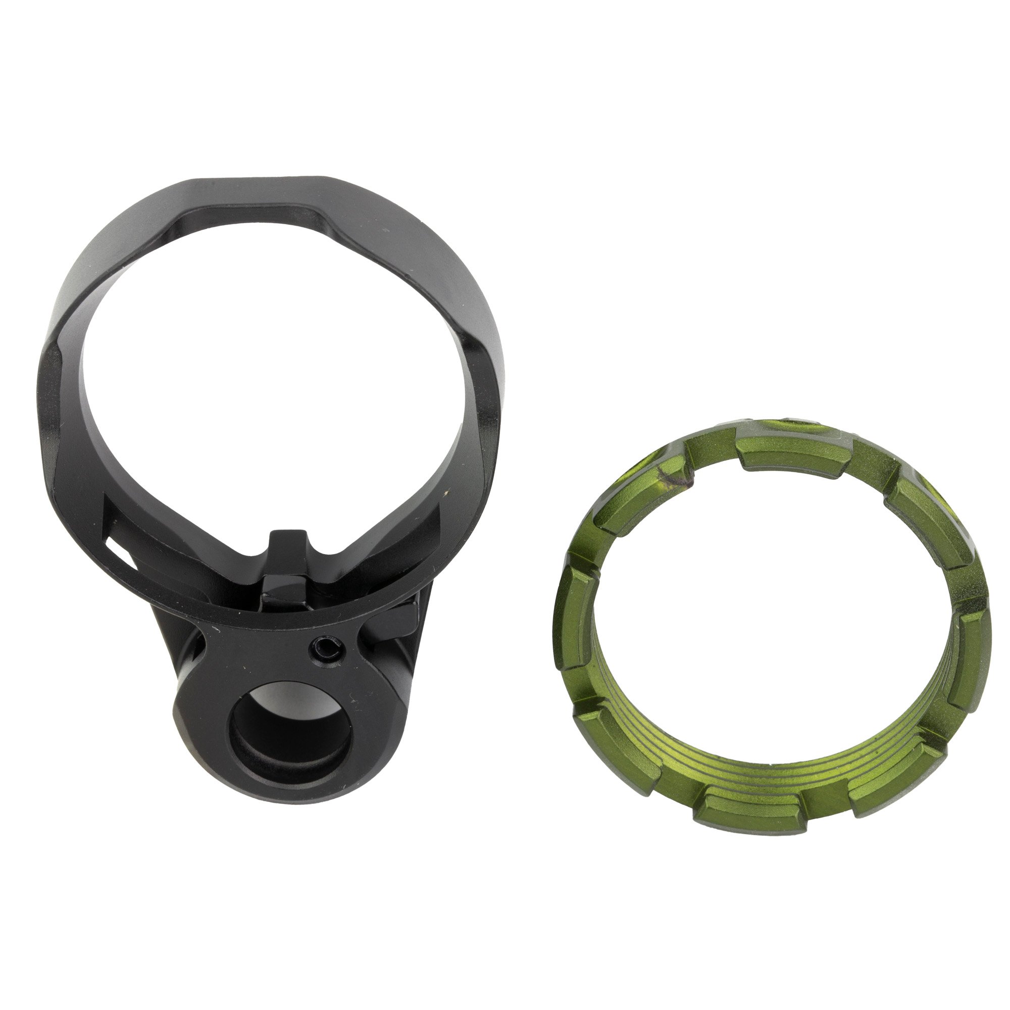 Fortis K2 AR-15 Enhanced End Plate Castle Nut Combo, OD Green - LEBLKK2ODG