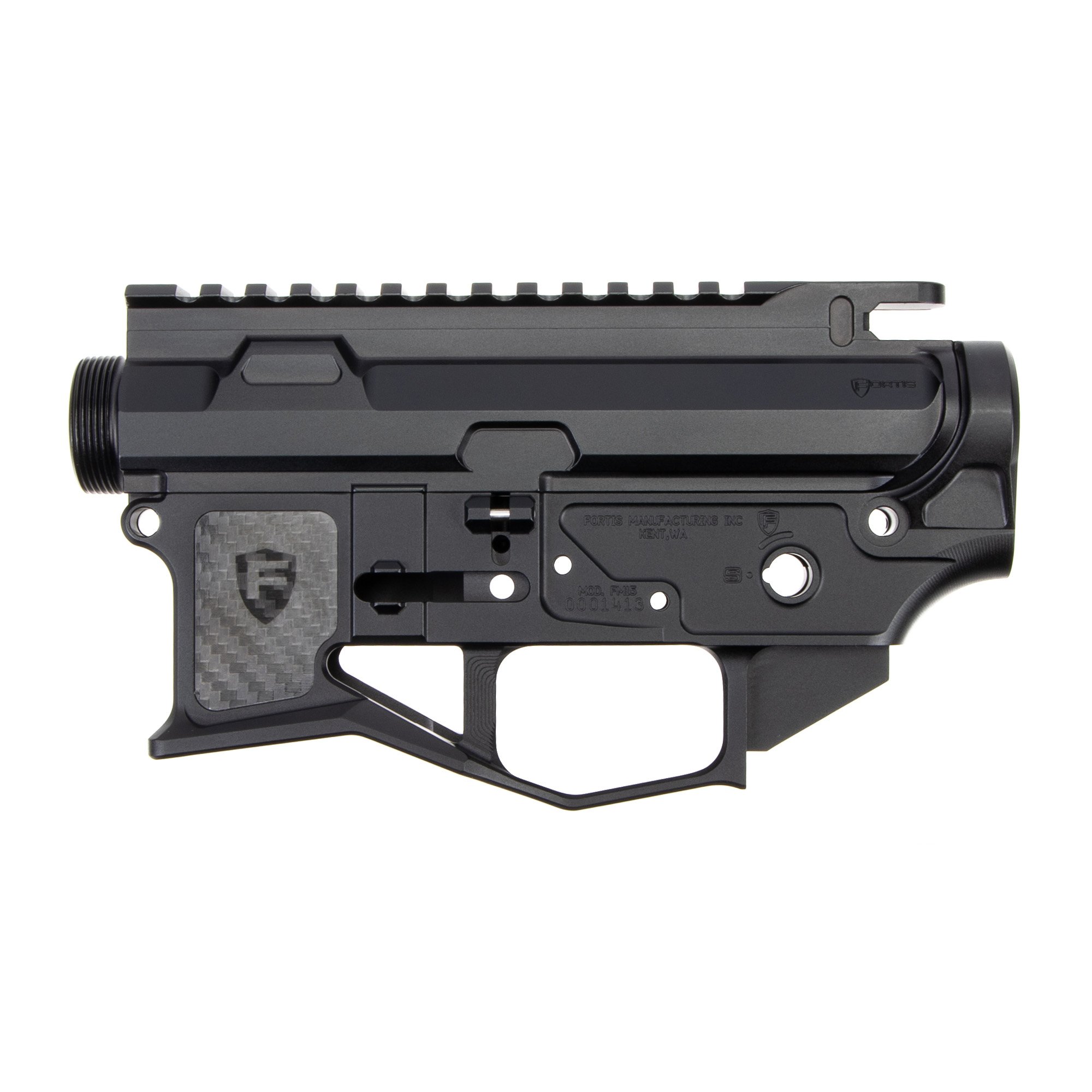 Fortis License Gen 2 .223 Remington AR Lower, Black - LM7075GEN2S - Fortis Manufacturing