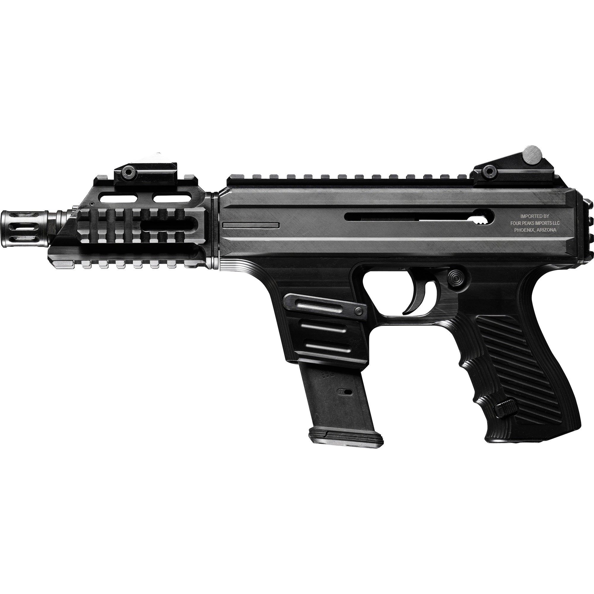 Four Peaks CSV-9 9mm Semi-Auto Tactical Pistol, 4.75" Barrel, Black - 12072 - Four Peaks