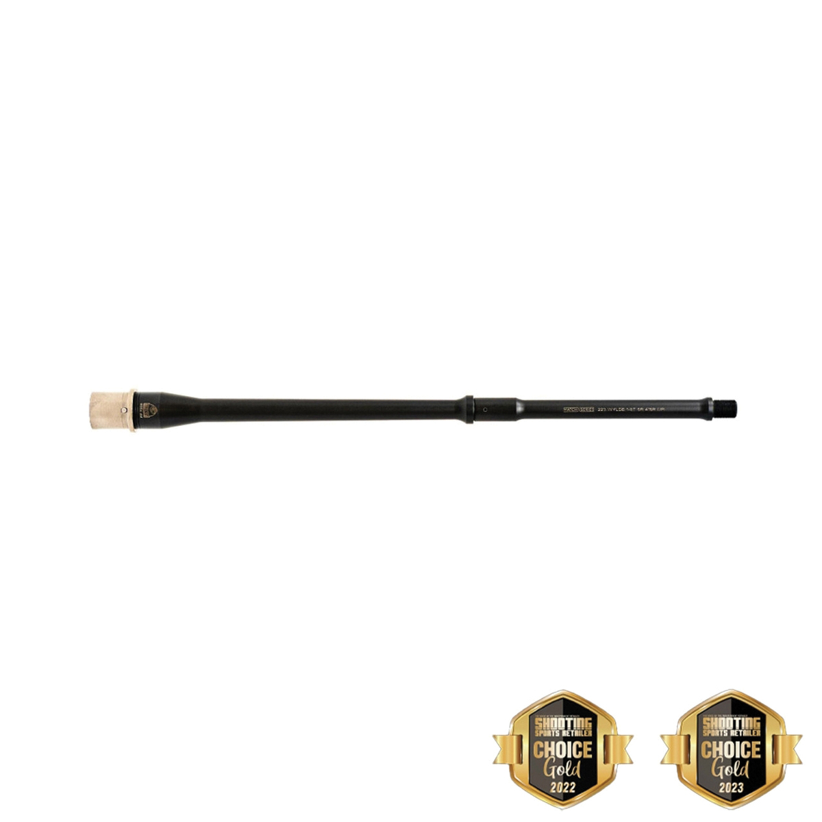 Faxon Firearms Match Pencil 5R Button Rifled Barrel .223 Wylde 16", Black - Faxon Firearms
