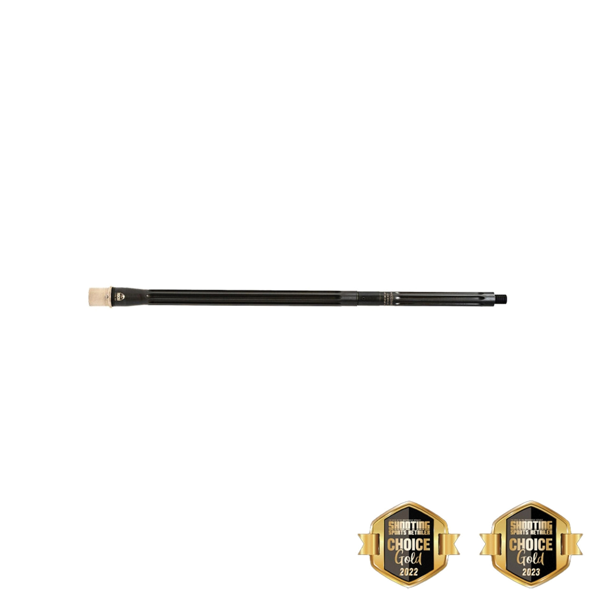Faxon Firearms Match Heavy Fluted 5R Button Rifled Barrel .223 Wylde 20", Black - Faxon Firearms