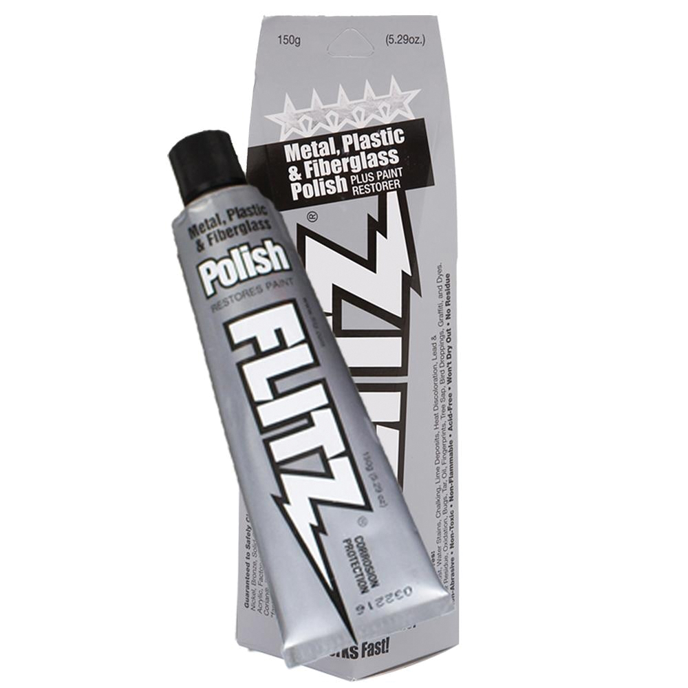 Flitz Metal Polish Paste, 5.29 oz Tube - Flitz