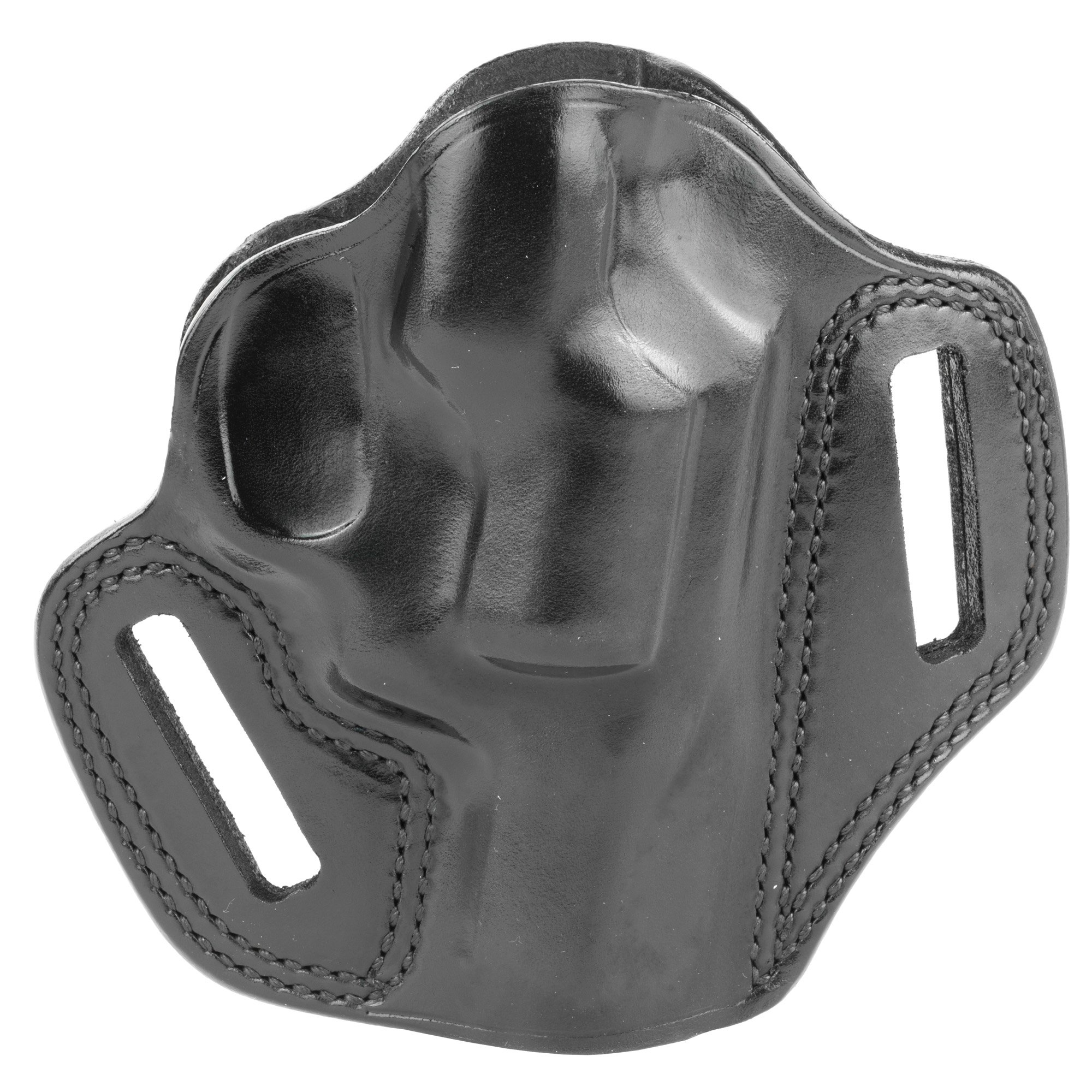 Galco Combat Master Belt Holster, Fits Ruger SP101, Right Hand, Black Leather