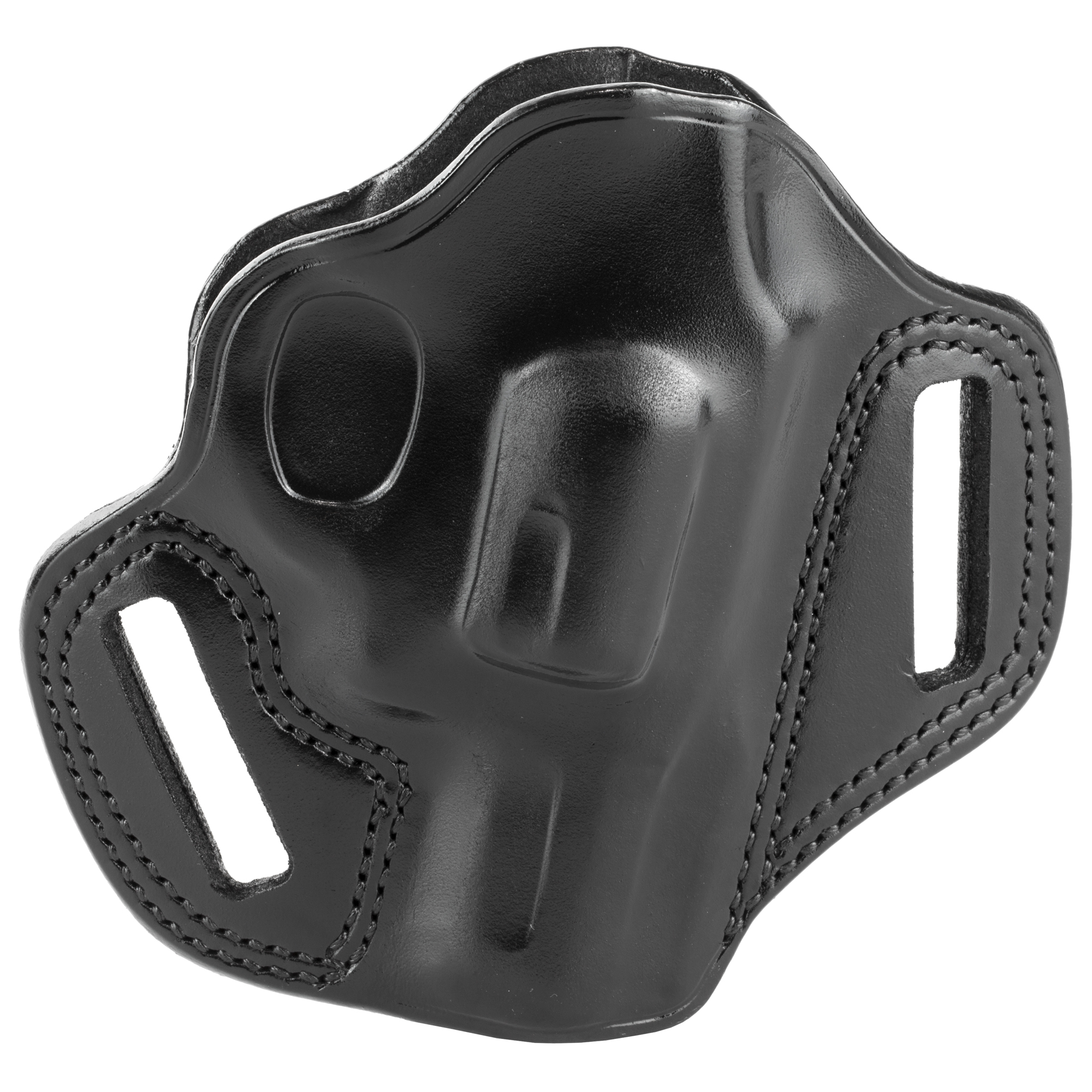Galco Combat Master Belt Holster, Fits J Frame, Right Hand, Black Leather - Galco