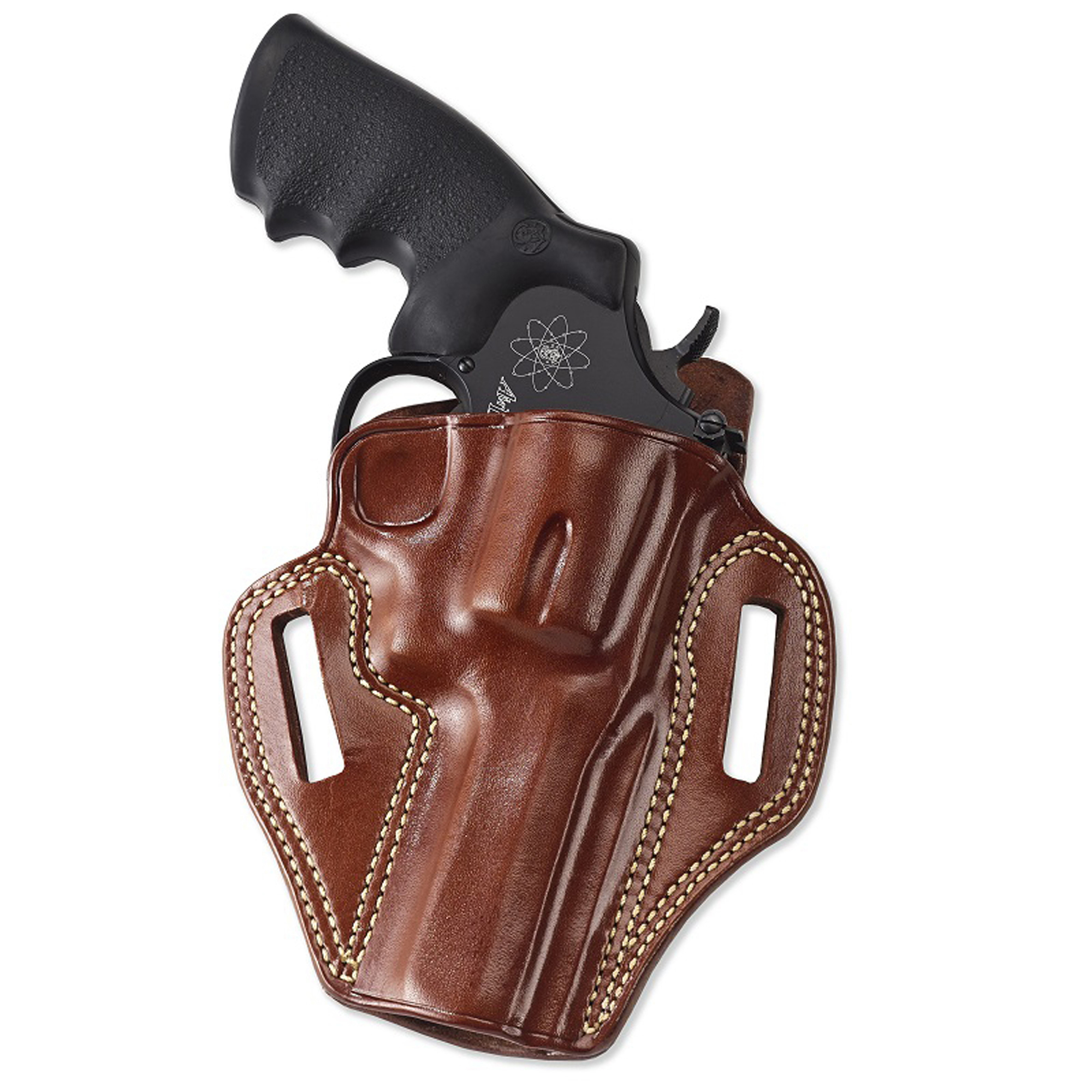 Galco Combat Master Belt Holster, Fits Glock 43x, Right Hand, Tan Leather - Galco