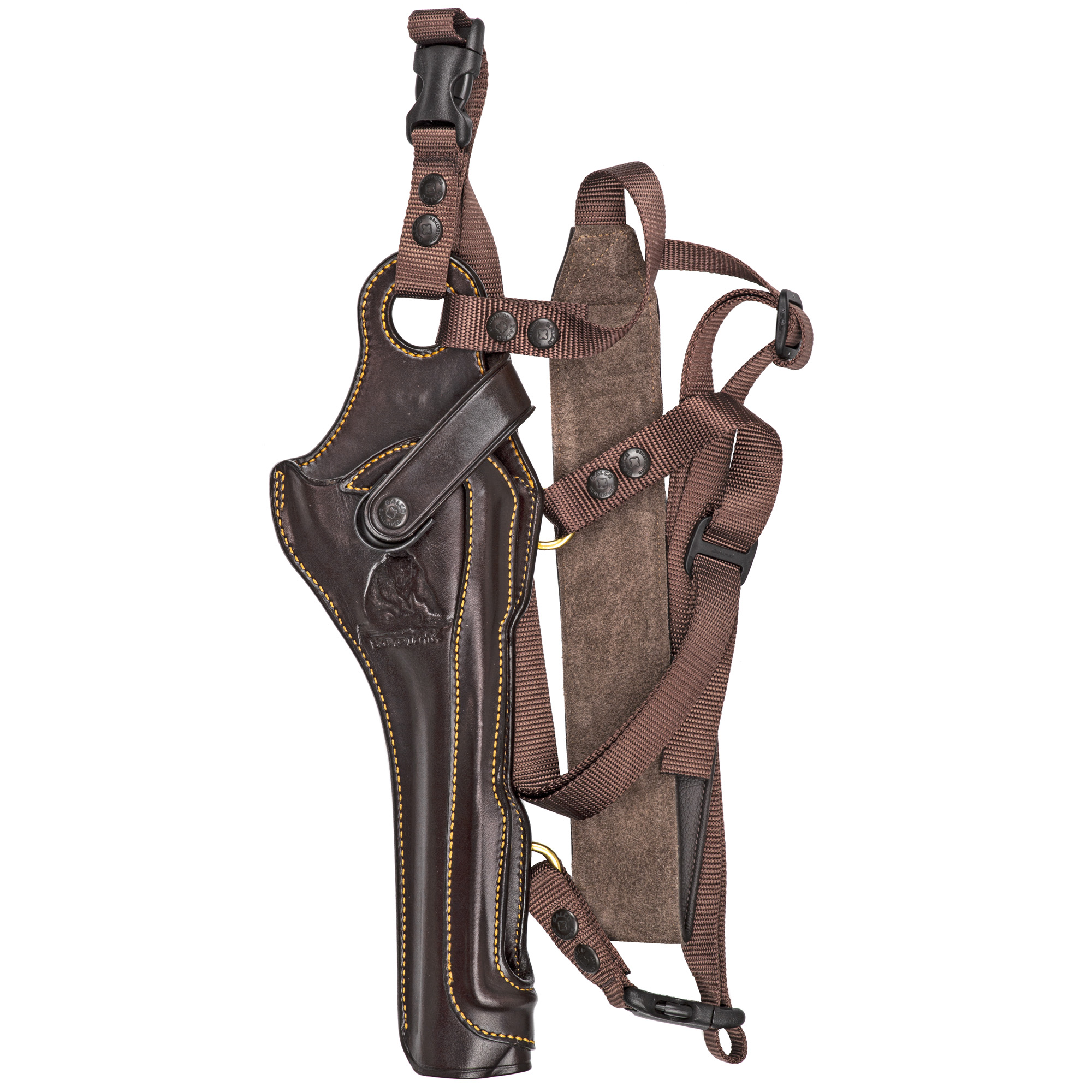 Galco Kodiak Hunter Right Hand Shoulder Holster for S&W X FR 500 8.375" w/Scope, Havana - KH172H