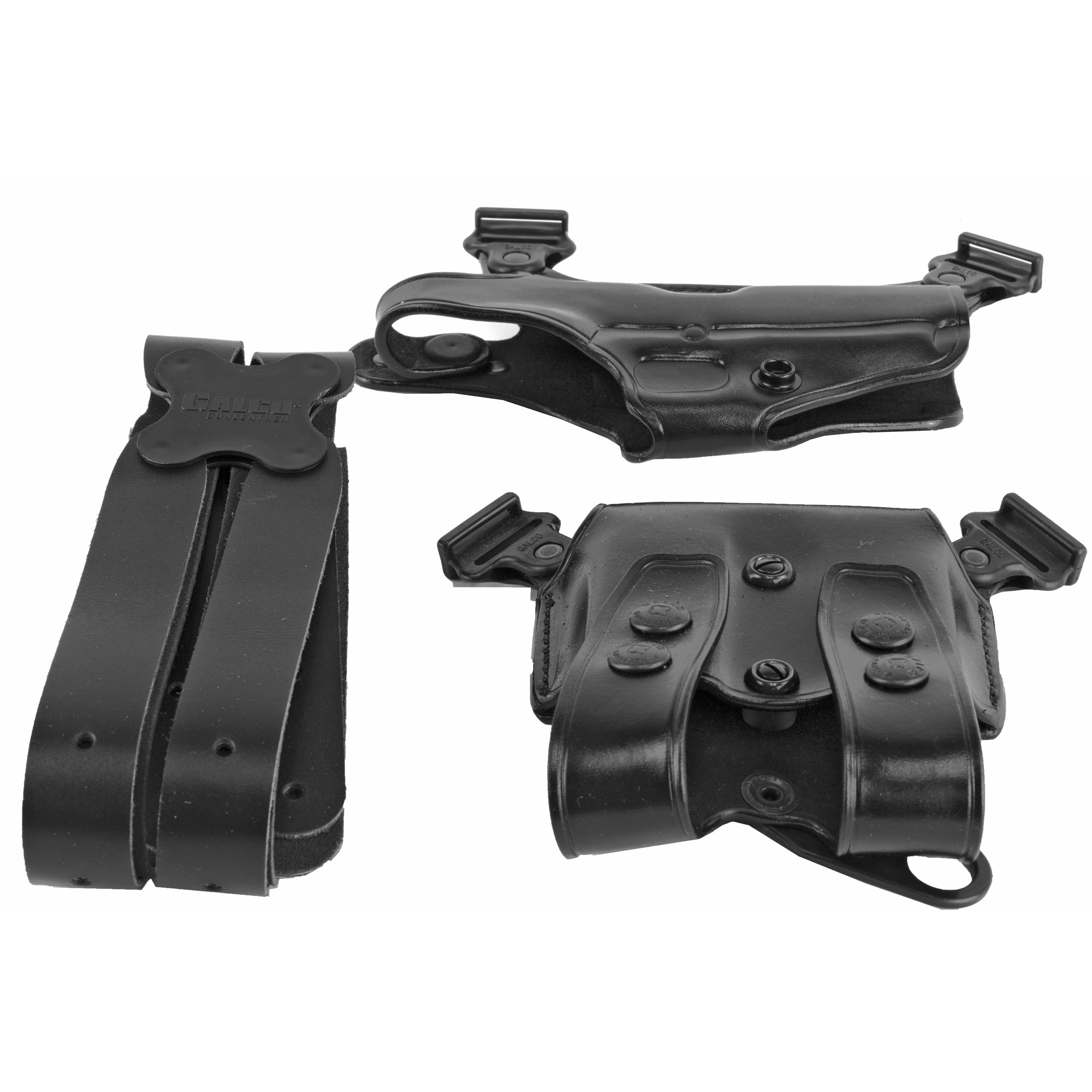 Galco Miami Classic Right Hand Shoulder Holster for Colt Govt, Black - MC212B - Galco