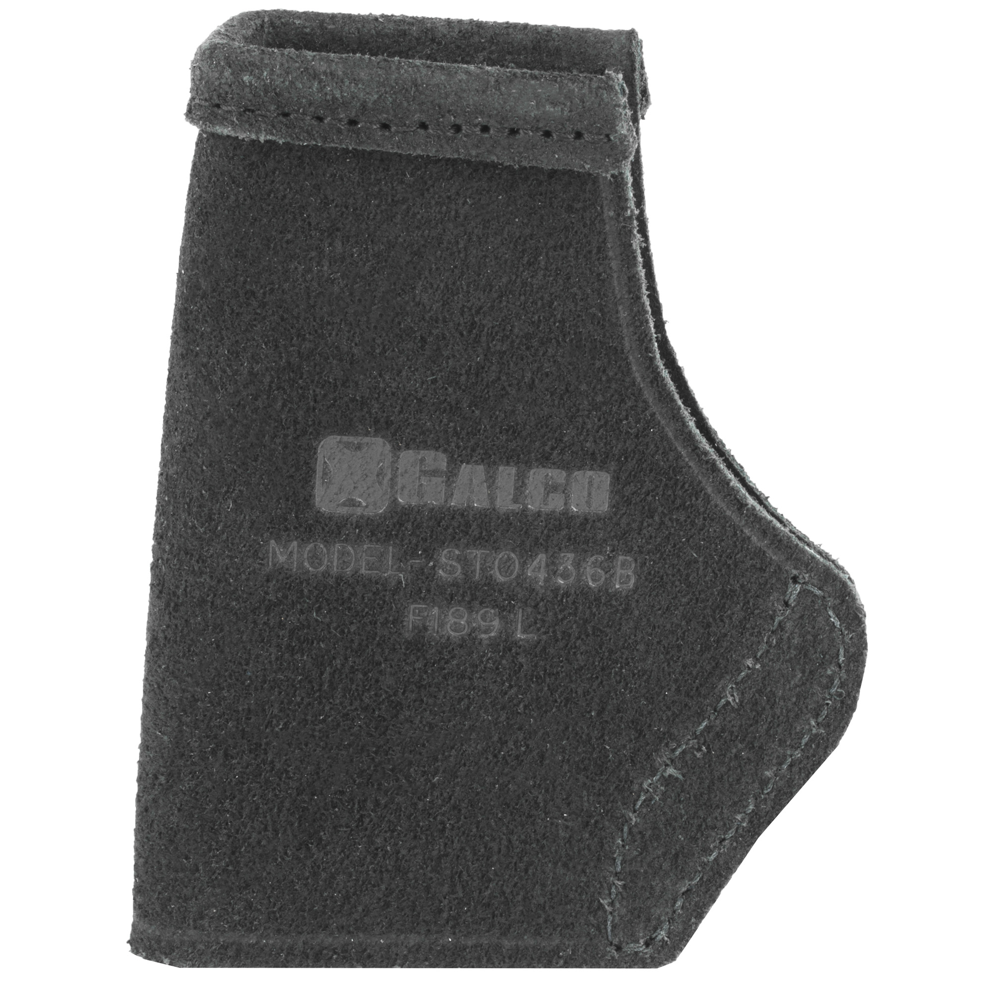 Galco Stow-N-Go Inside The Pant Holster, Fits Ruger LCP, Right Hand, Black Leather