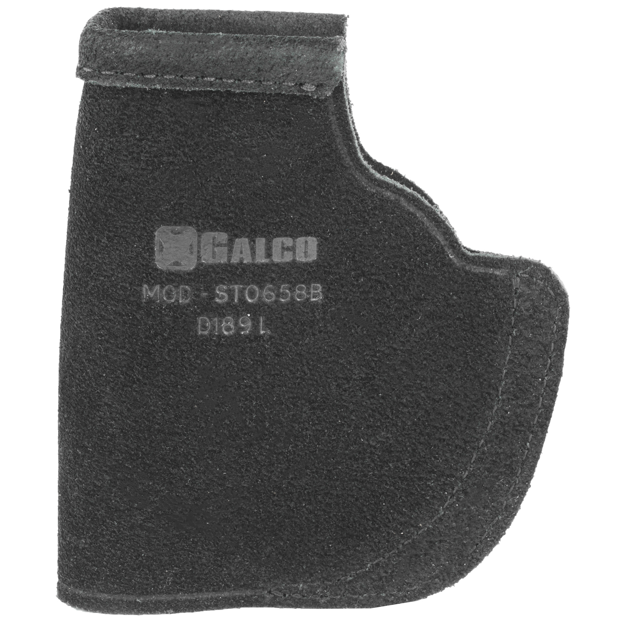 Galco Inside Pant Right Hand Holster for S&W Shield w/ Crimson Trace LG-489, Black - STO658B - Galco
