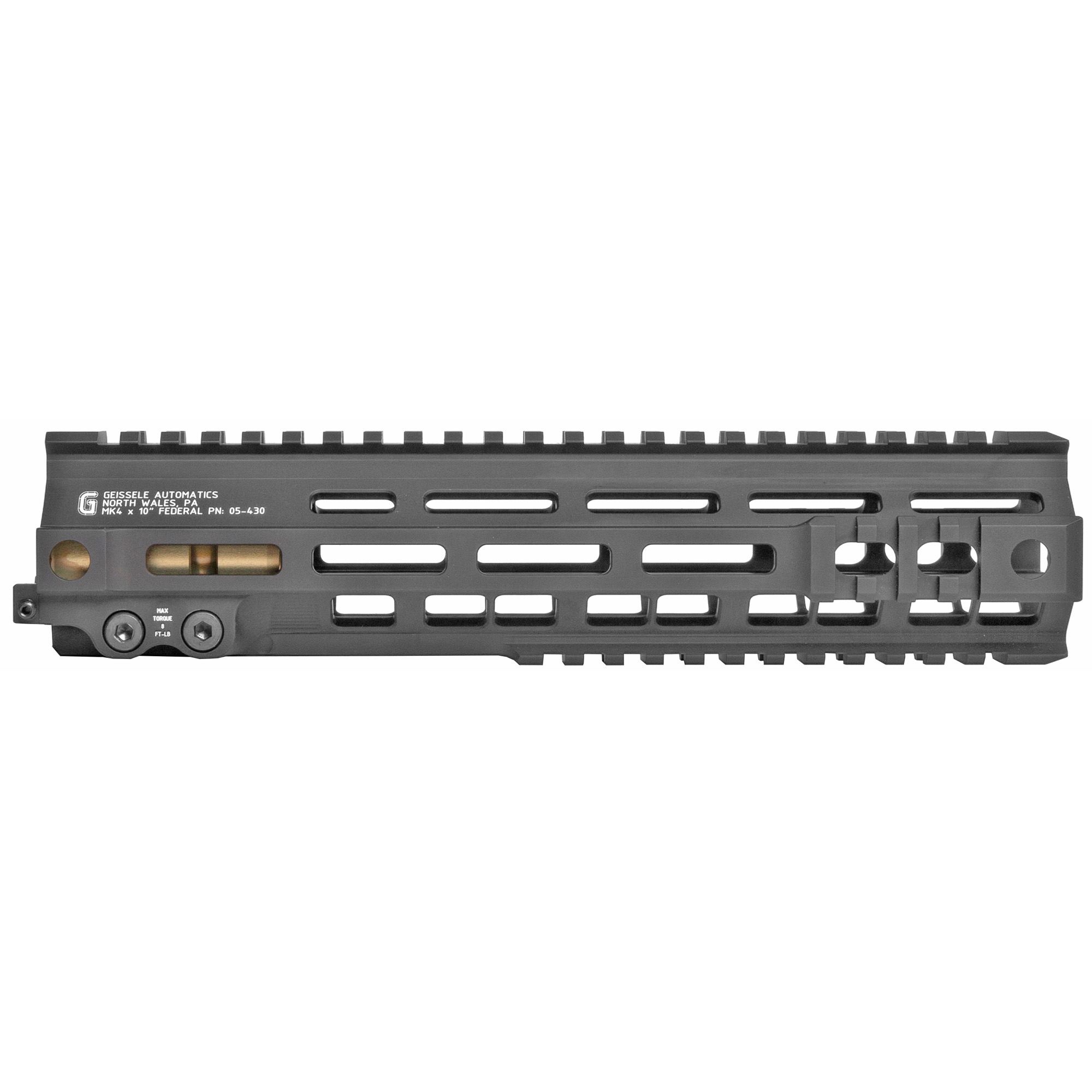 Geissele Automatics MK4 Federal Super Modular Rail 10" M-LOK Rail - 05430B - Geissele