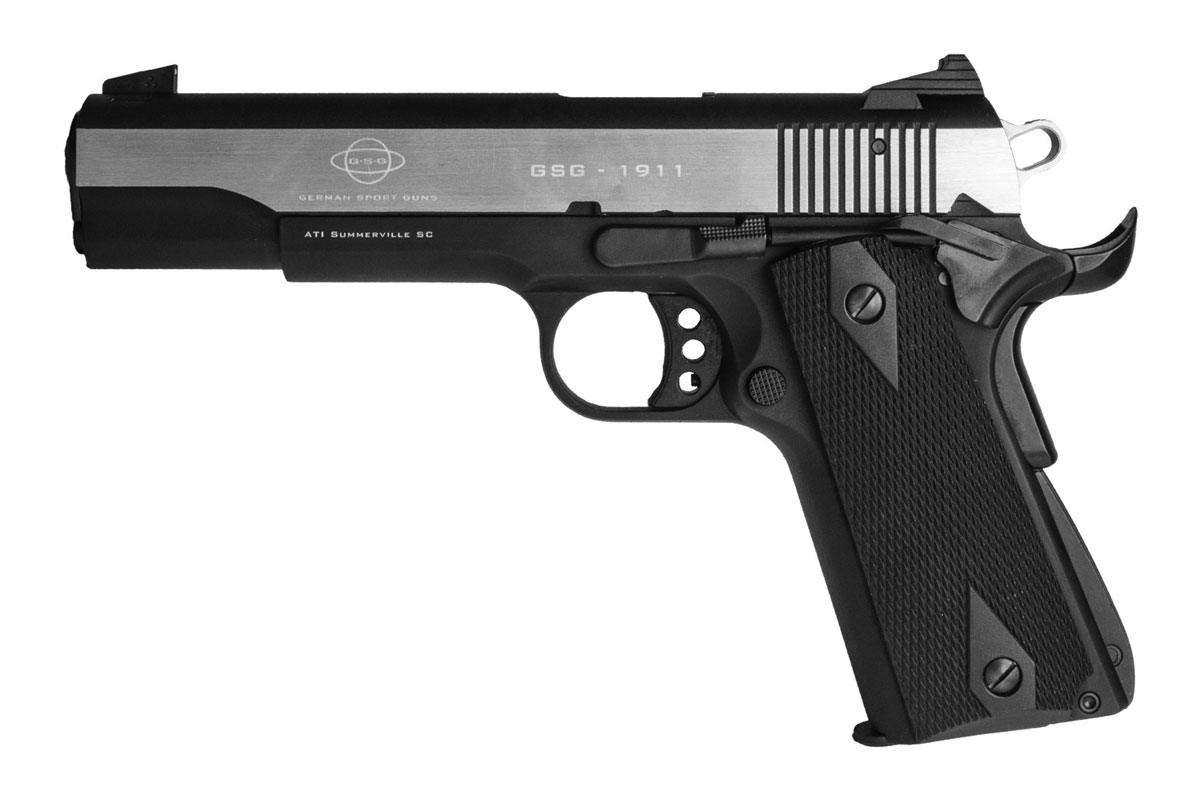 ATI GSG M1911 22LR Pistol, Polished Slide - GERG2210M1911S - Ati