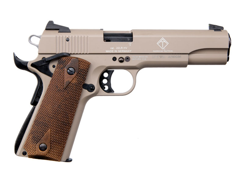 ATI GSG M1911 22LR  Pistol, Tan - GERG2210M1911T - Ati