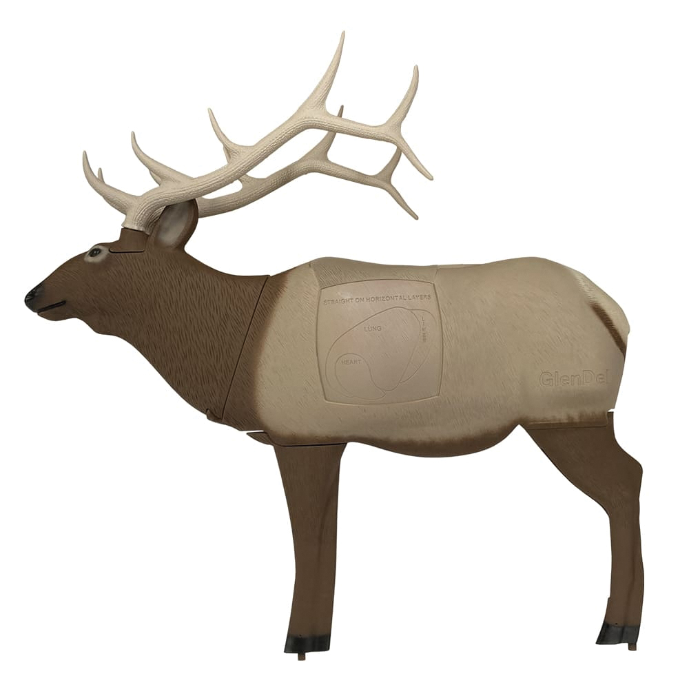 GlenDel Half Scale Elk 3D Archery Target - Glendel