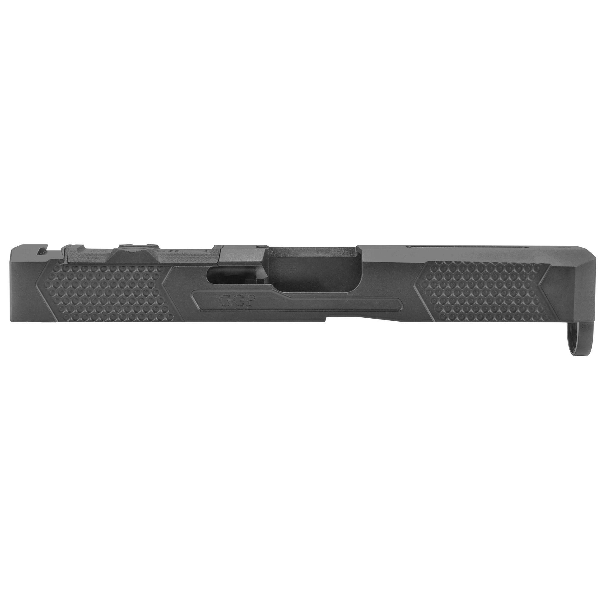 Gery Ghost Stripped Slide for Glock 19 Gen 5 v4 Dual Optic Cutout - GGP195OCV4 - Grey Ghost Precision